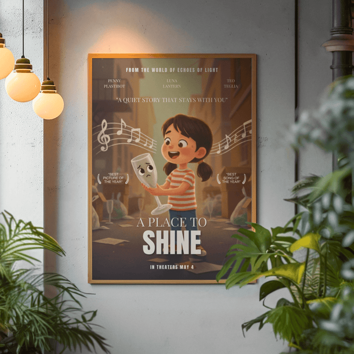 Penny Plastibot — A Place to Shine Movie Poster by Teo Teglia