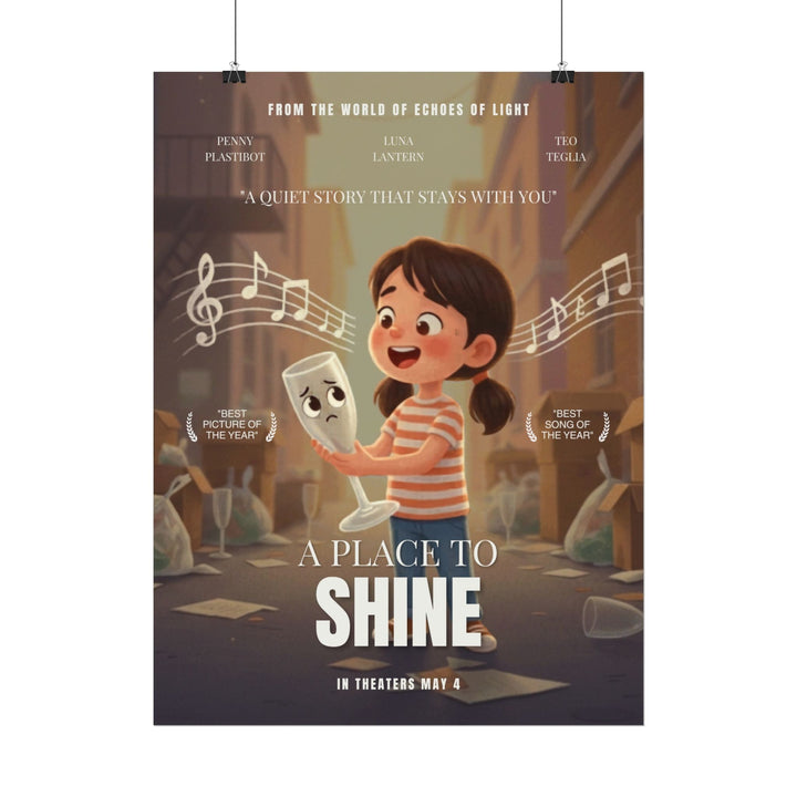 Penny Plastibot — A Place to Shine Movie Poster by Teo Teglia