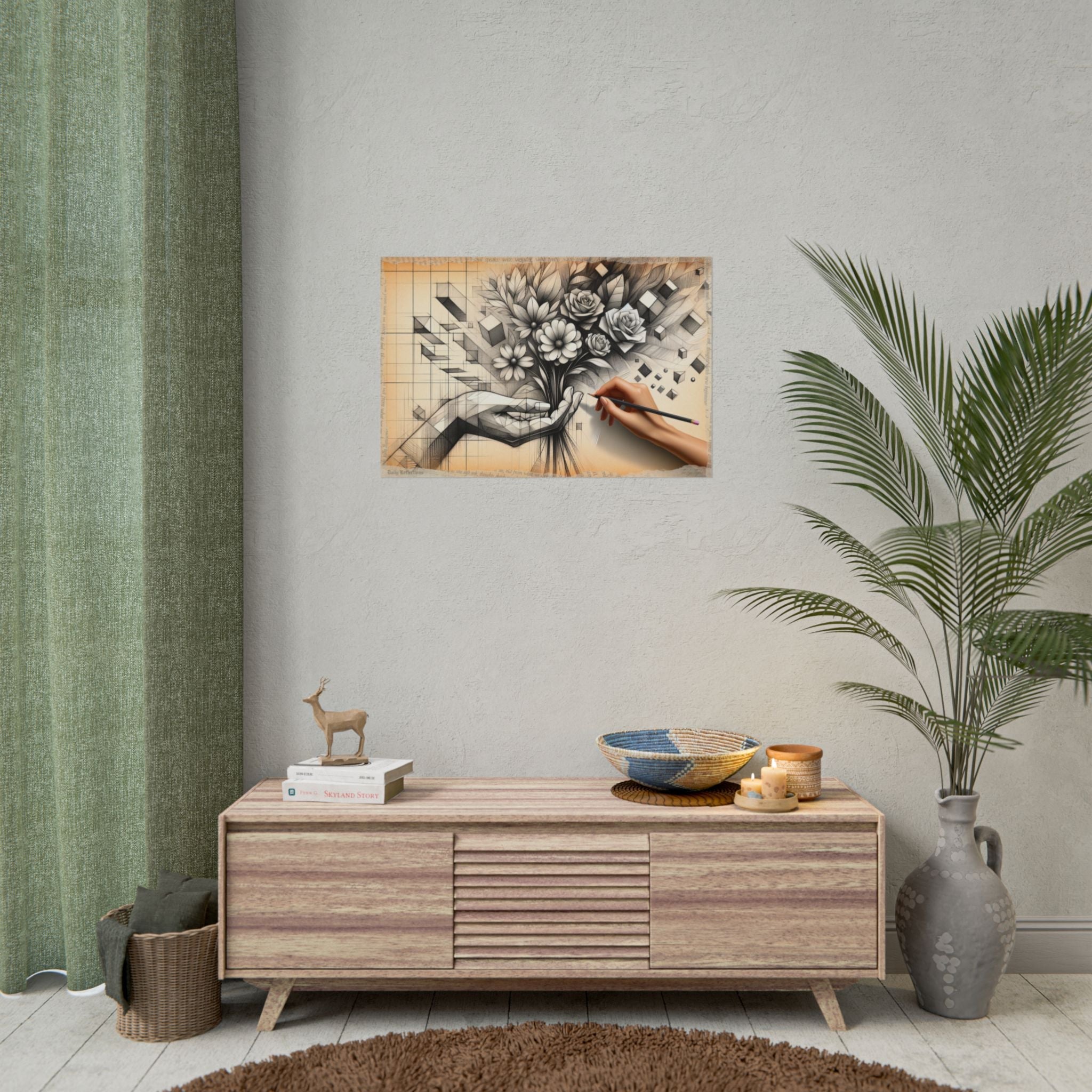 "Progression Blooms Tenderly" - Art Print by Teo Teglia Art