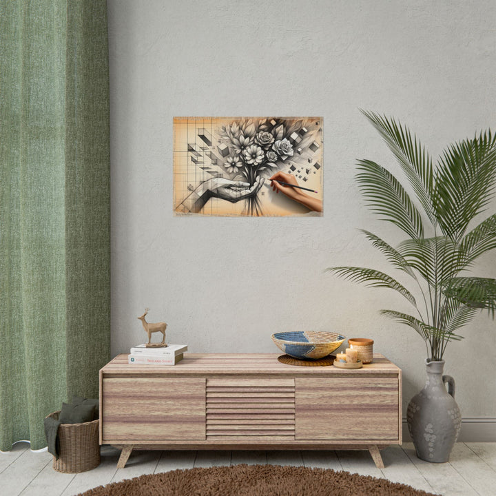 "Progression Blooms Tenderly" - Art Print by Teo Teglia Art