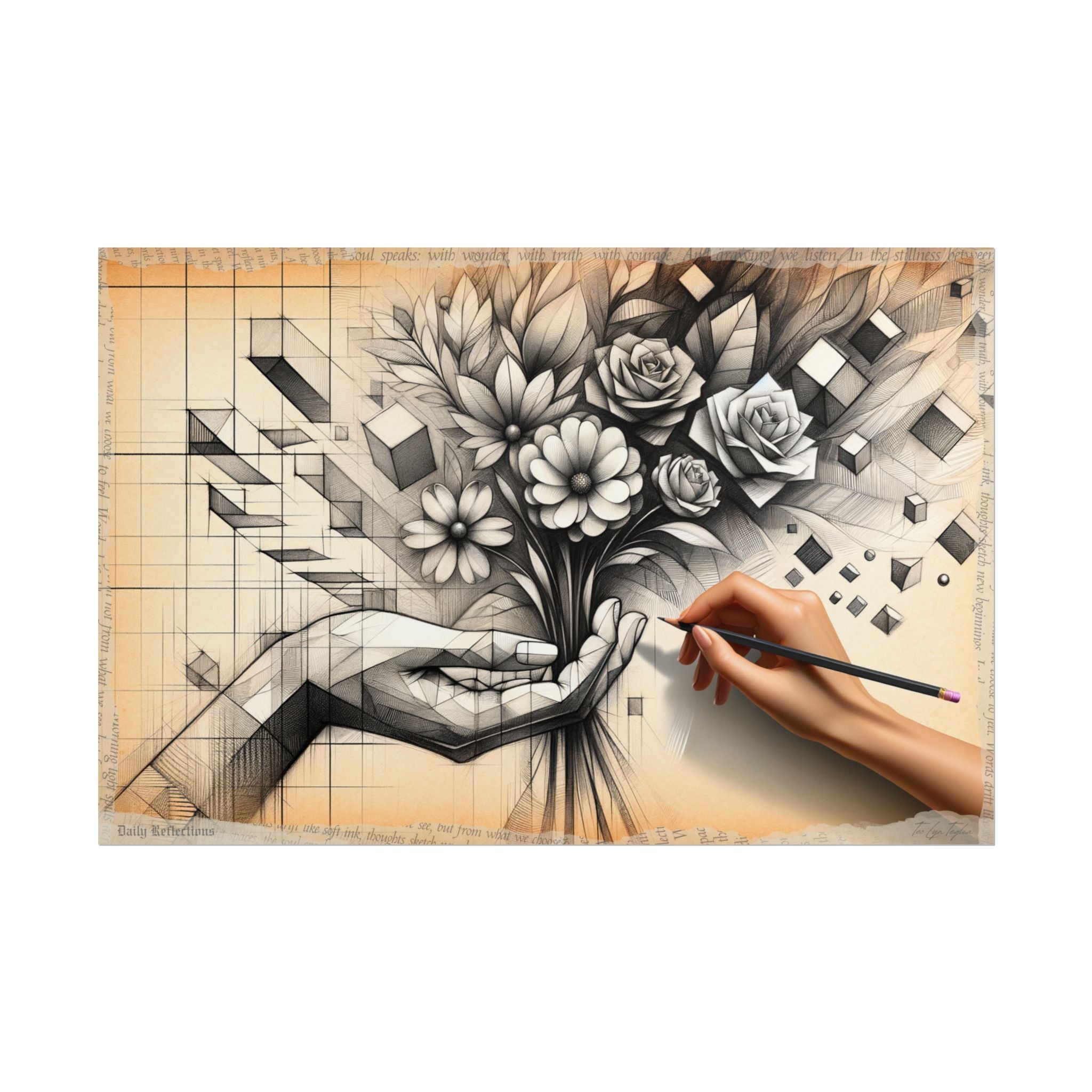 "Progression Blooms Tenderly" - Art Print by Teo Teglia Art