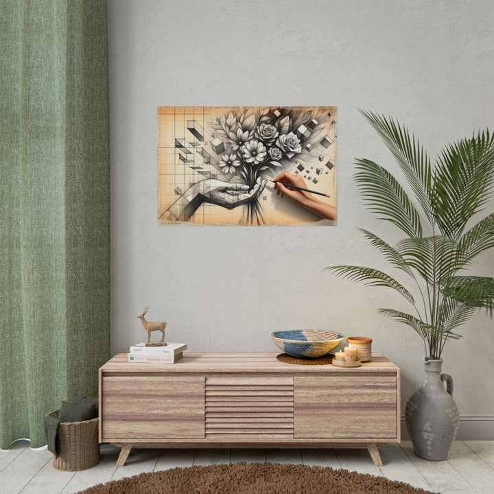 "Progression Blooms Tenderly" - Art Print by Teo Teglia Art