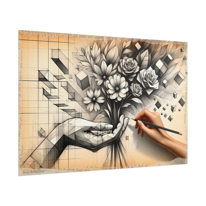 "Progression Blooms Tenderly" - Art Print by Teo Teglia Art