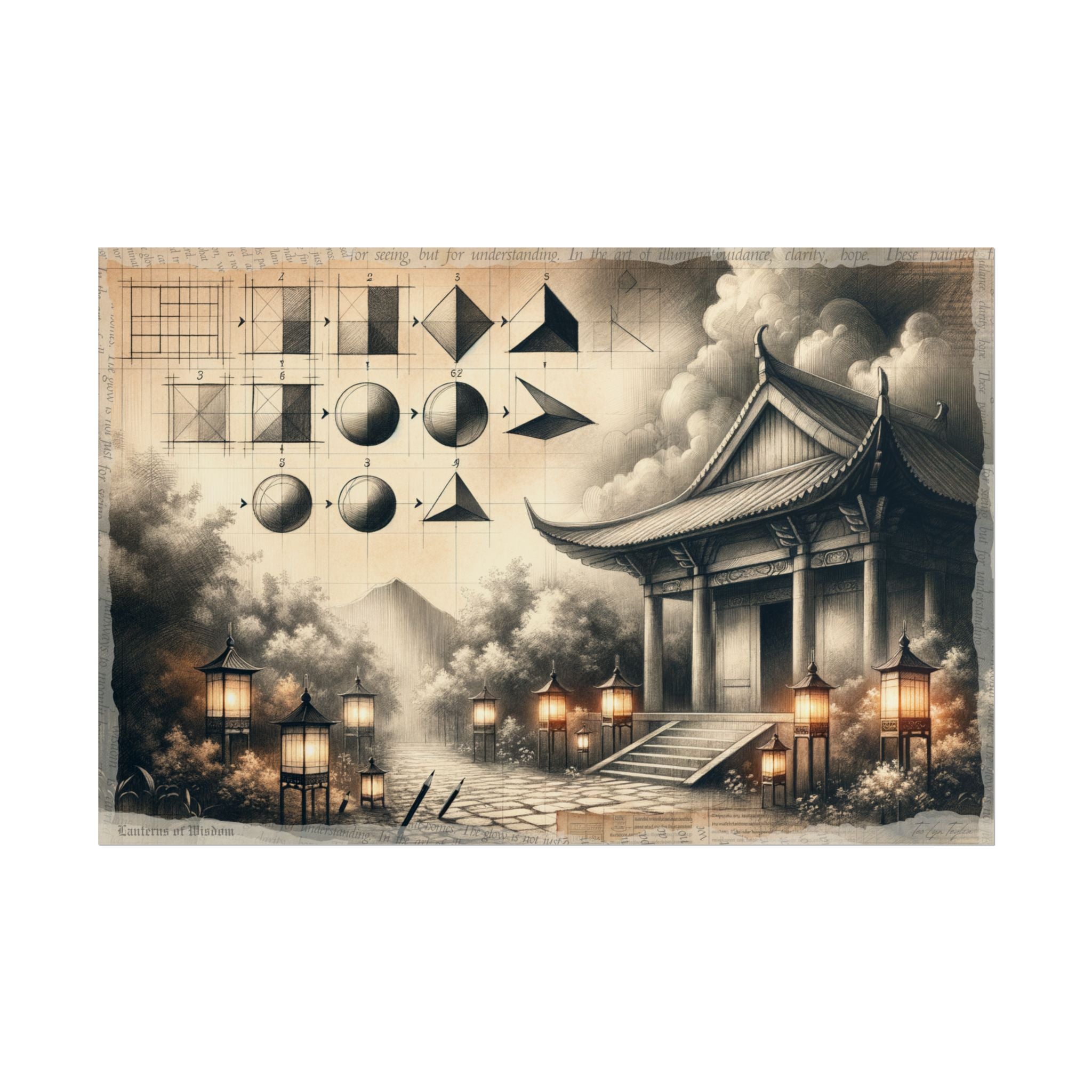Progression into Serenity - Art Print by Teo Teglia Art
