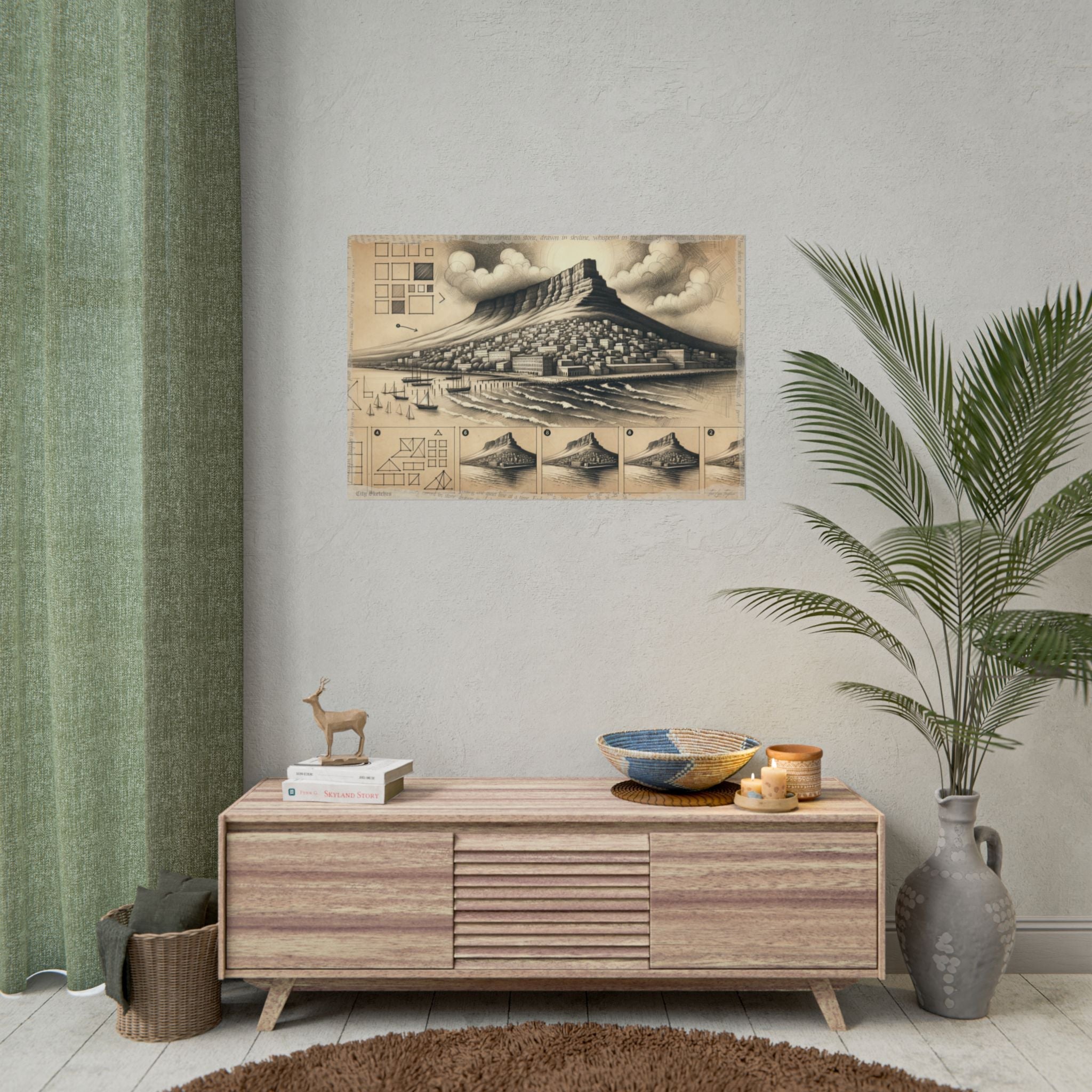 Pulse of Distant Shores - Art Print by Teo Teglia Art