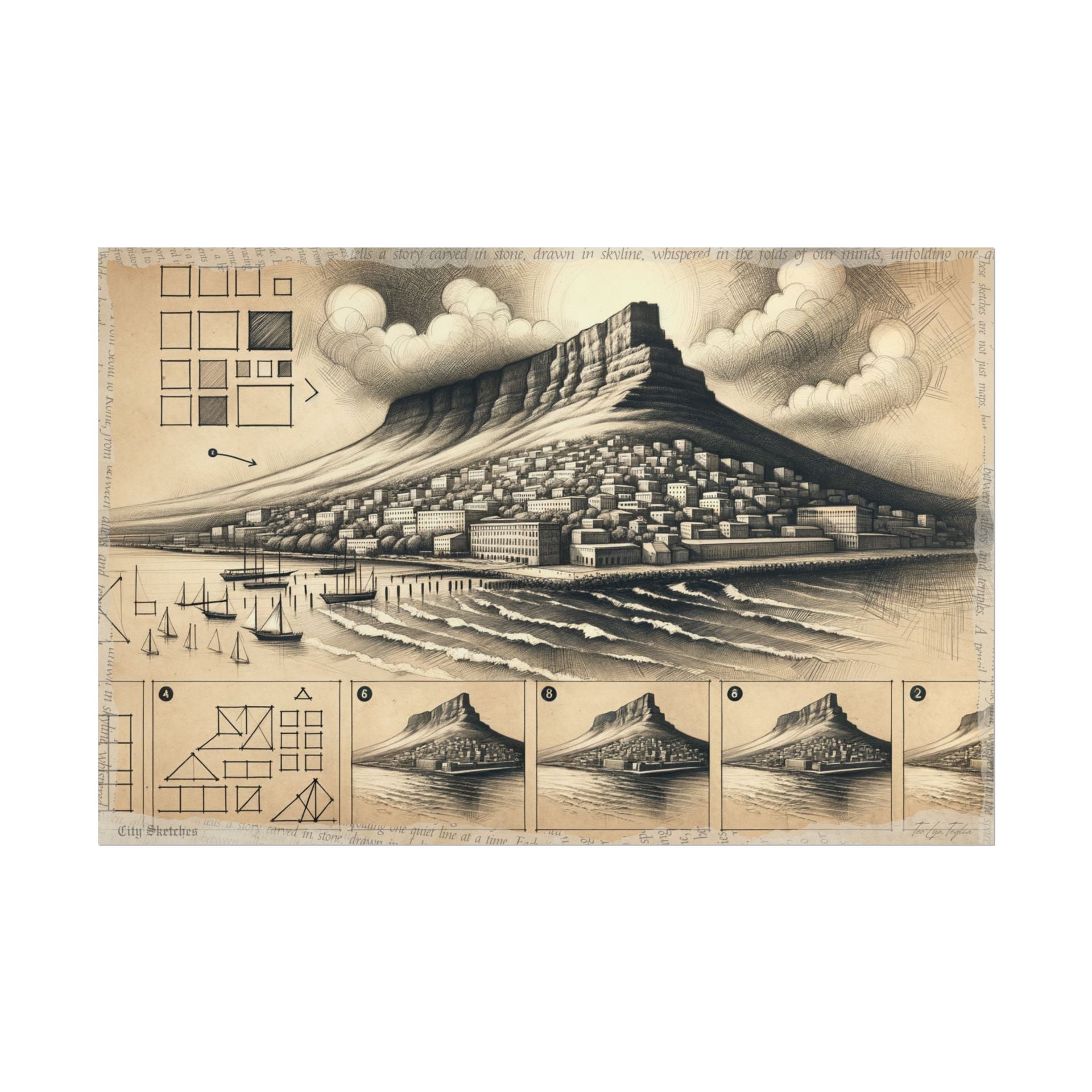 Pulse of Distant Shores - Art Print by Teo Teglia Art