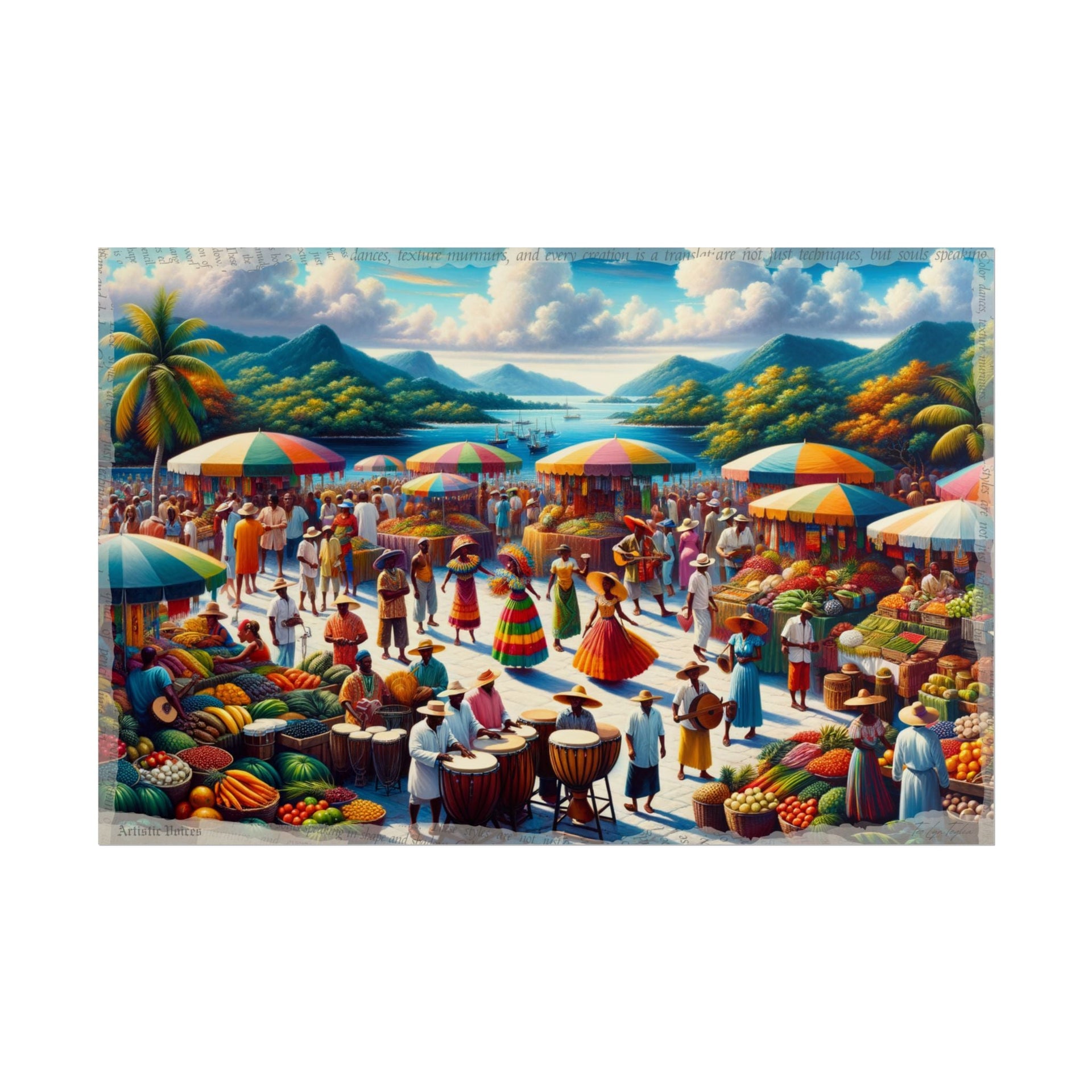 Rhythm of the Bountiful Isles - Art Print by Teo Teglia Art