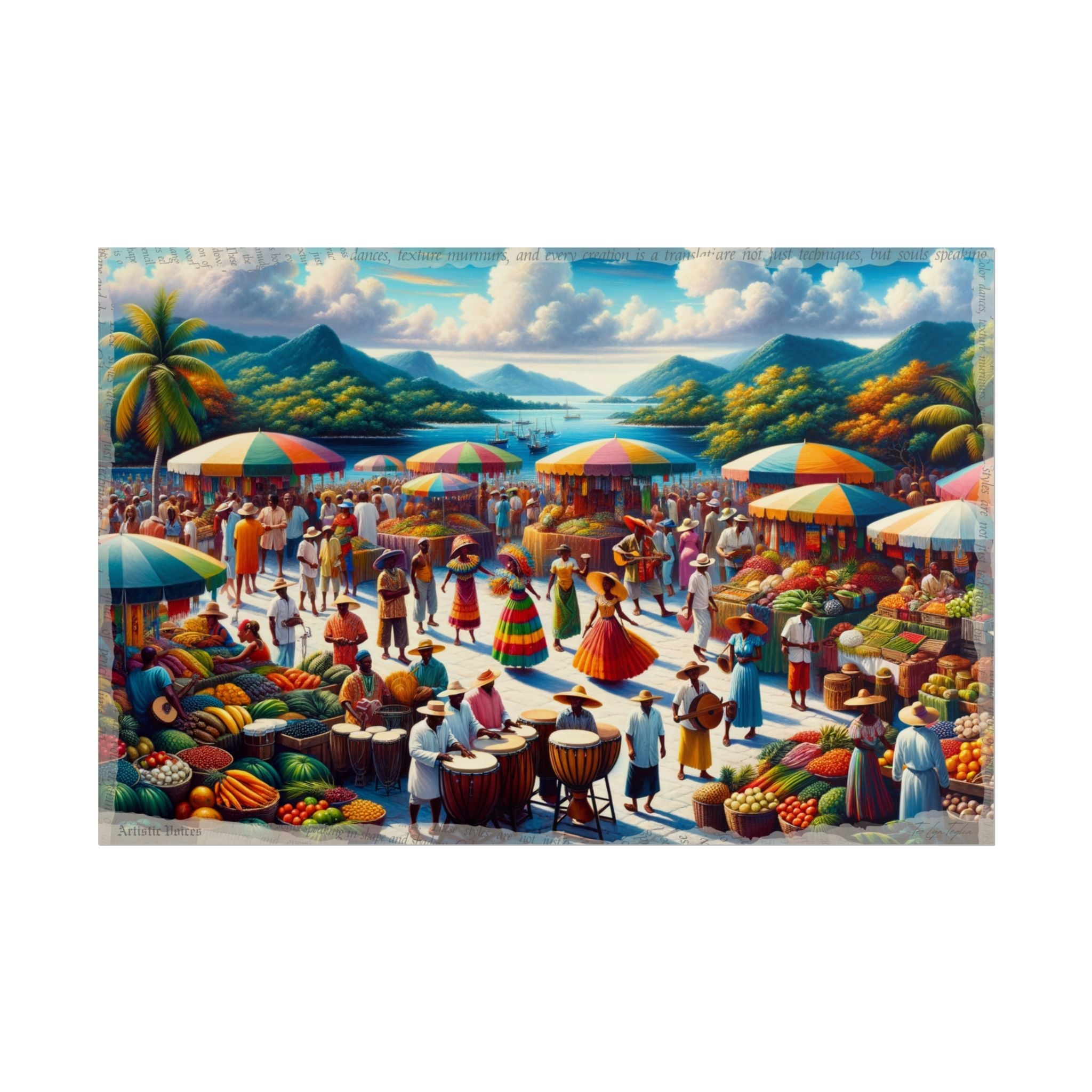 Rhythm of the Bountiful Isles - Art Print by Teo Teglia Art
