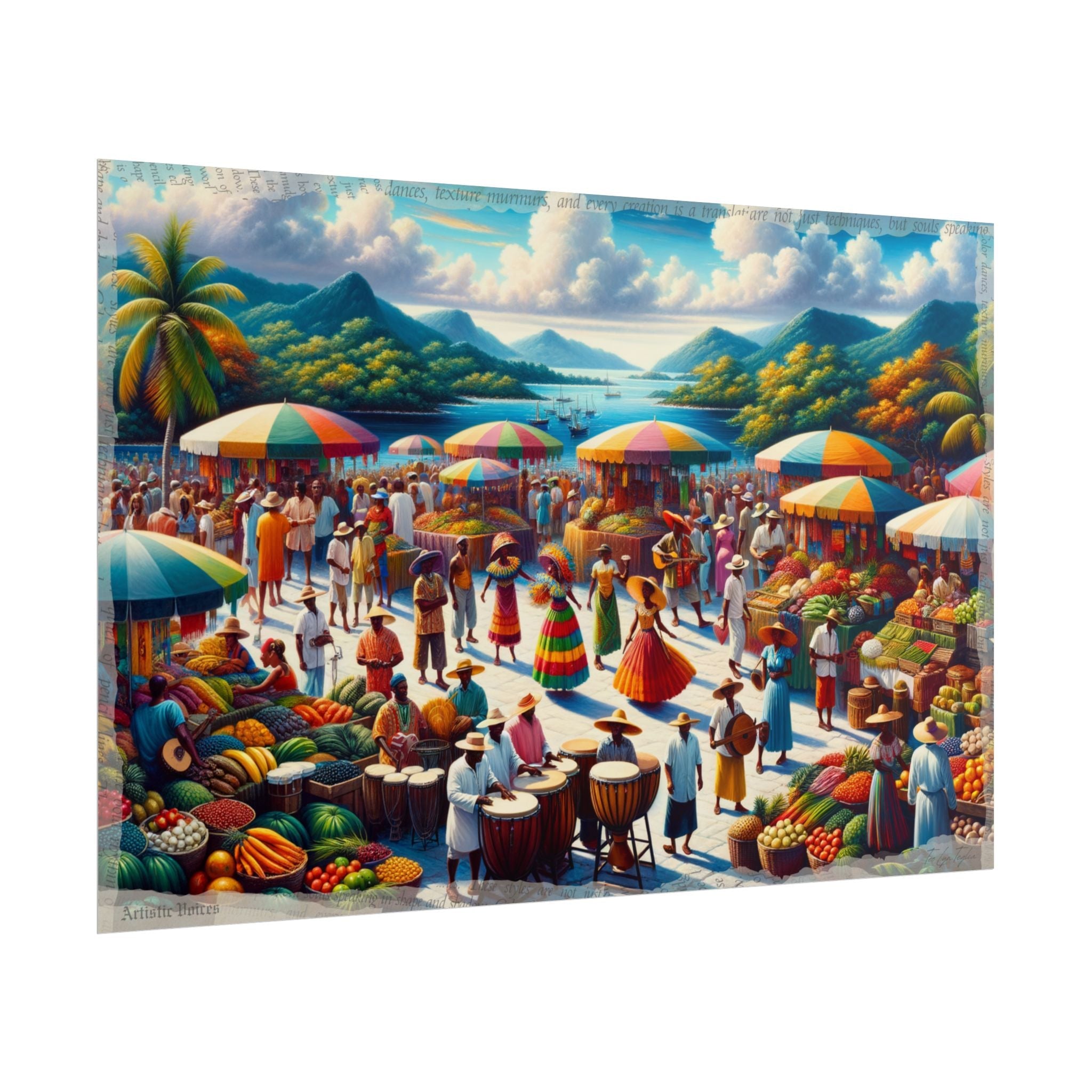 Rhythm of the Bountiful Isles - Art Print by Teo Teglia Art