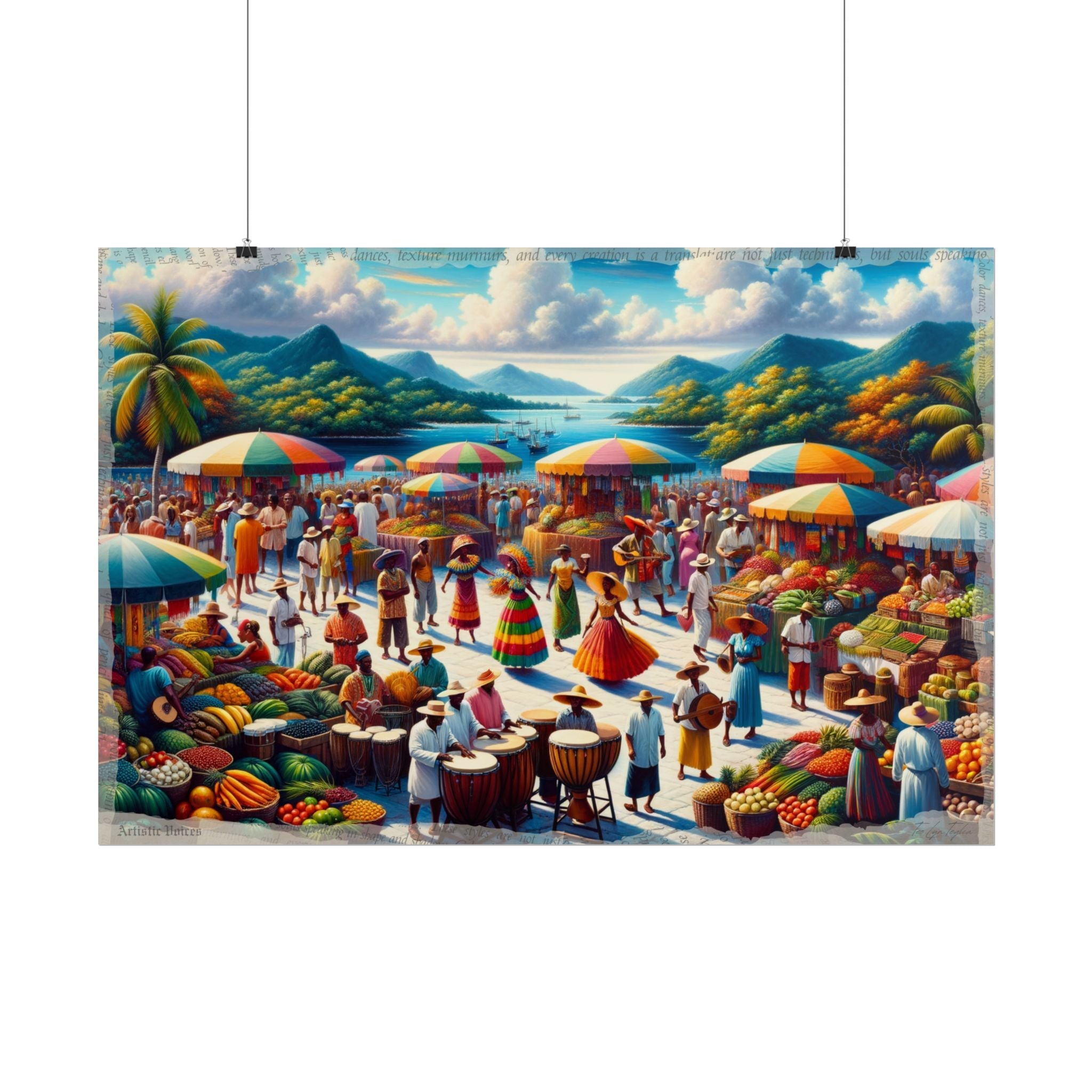 Rhythm of the Bountiful Isles - Art Print by Teo Teglia Art