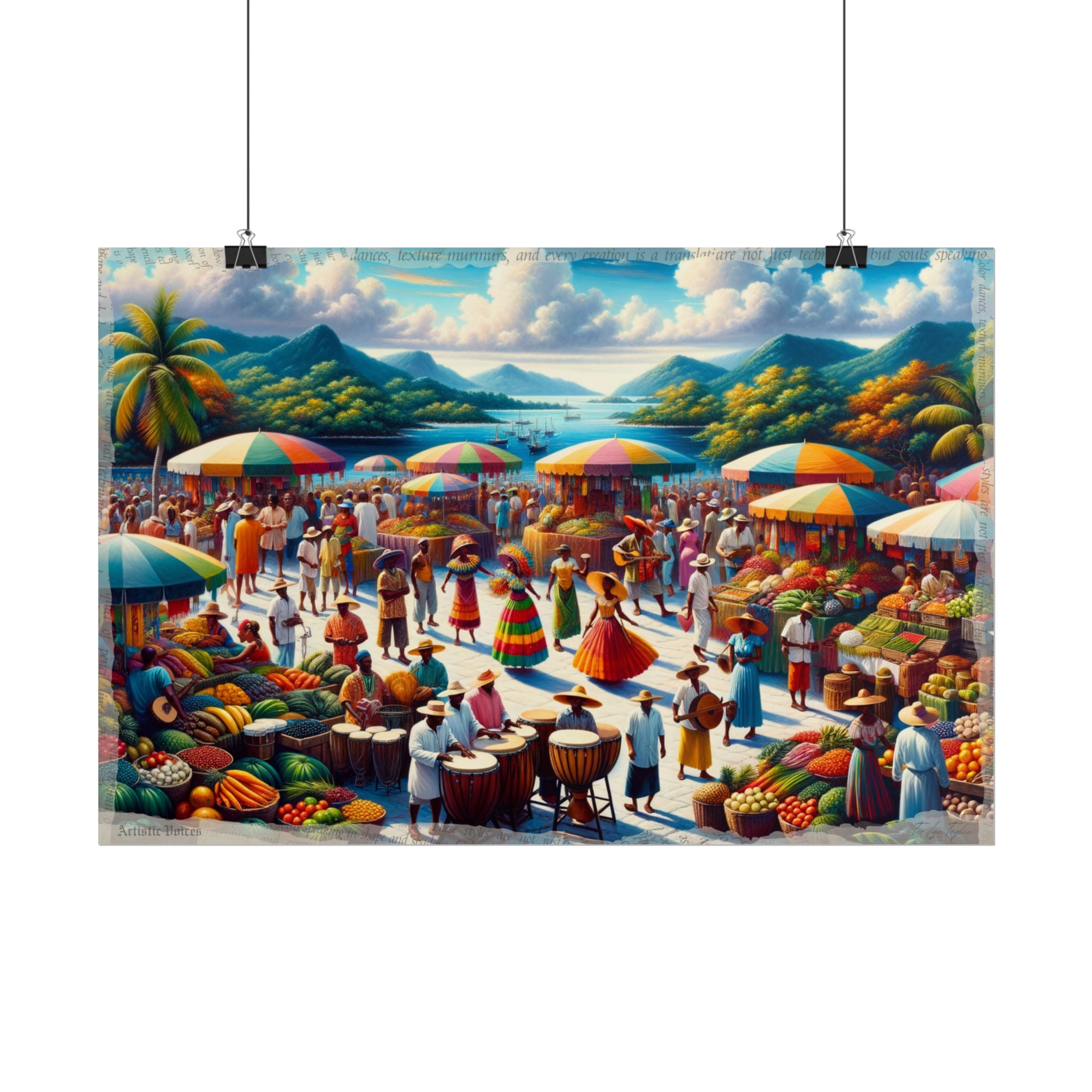 Rhythm of the Bountiful Isles - Art Print by Teo Teglia Art