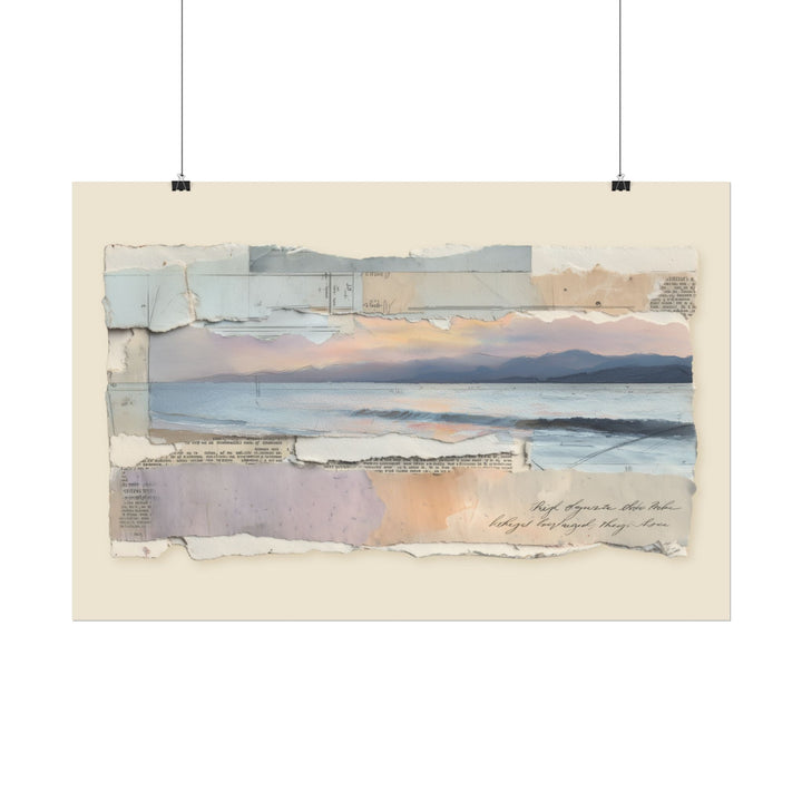 Right Here Is Enough — Minimal Landscape Fine Art Print by Teo Teglia