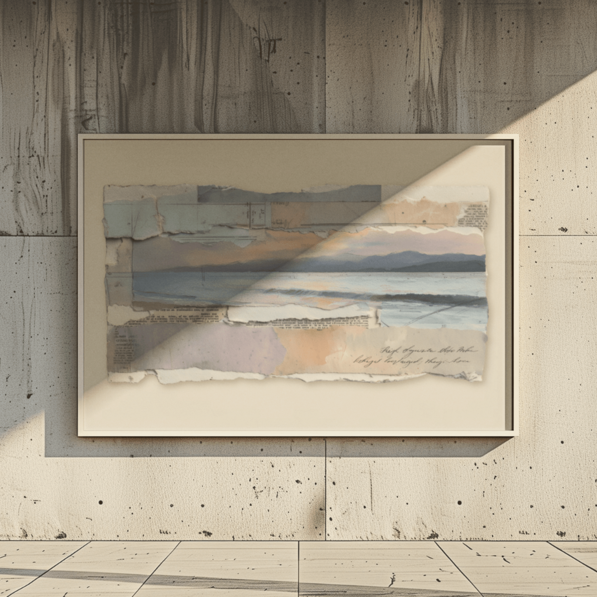 Right Here Is Enough — Minimal Landscape Fine Art Print by Teo Teglia
