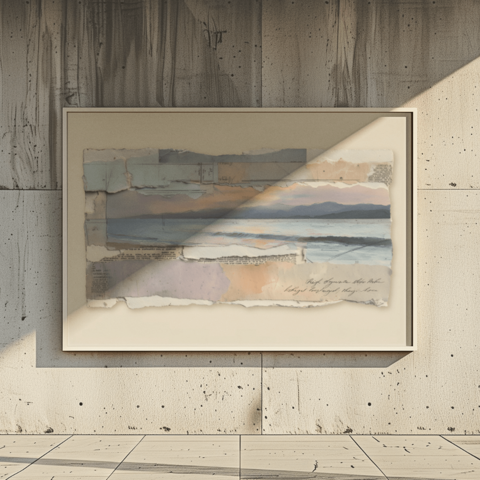 Right Here Is Enough — Minimal Landscape Fine Art Print by Teo Teglia