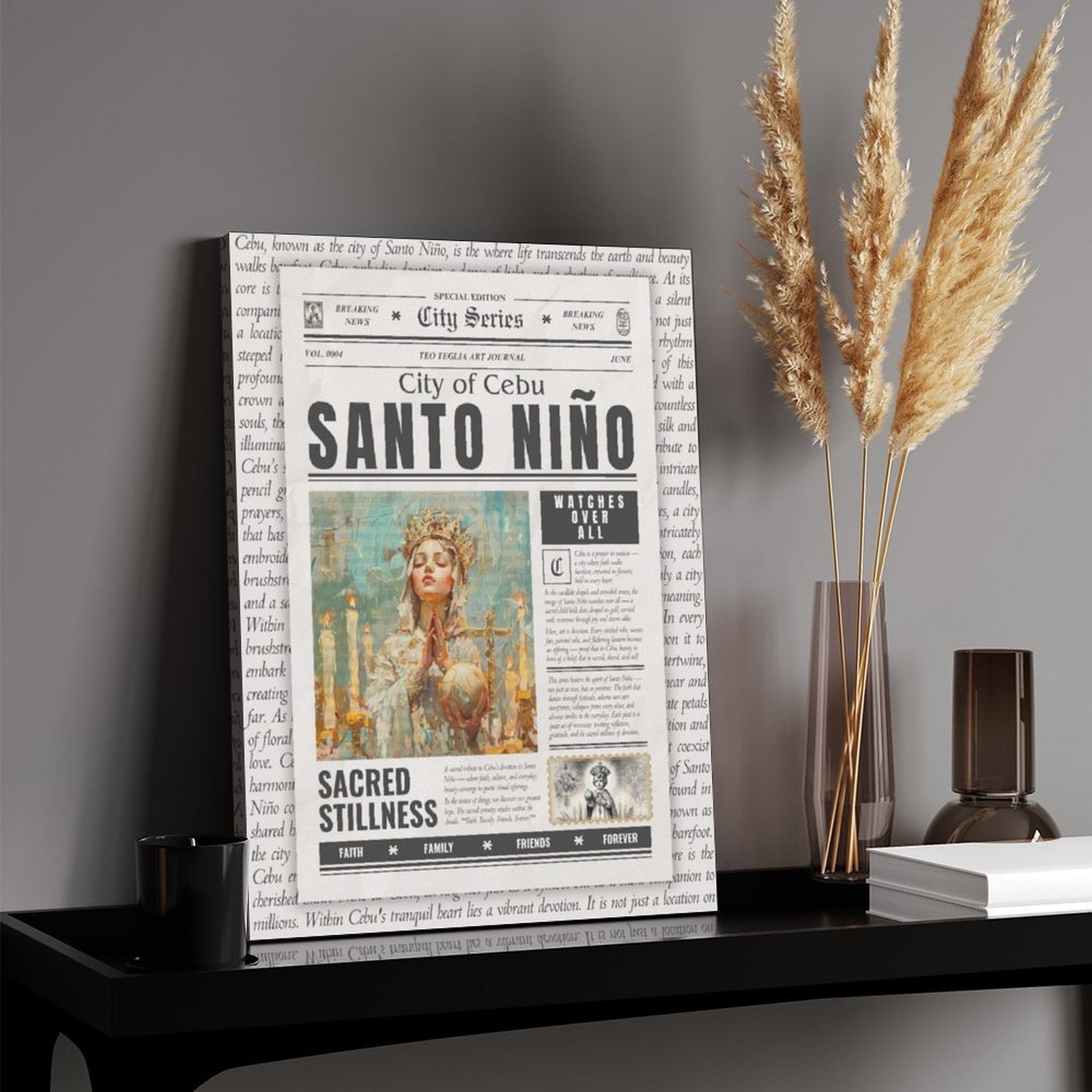 Santo Nino - City Series Canvas by Teo Teglia Art