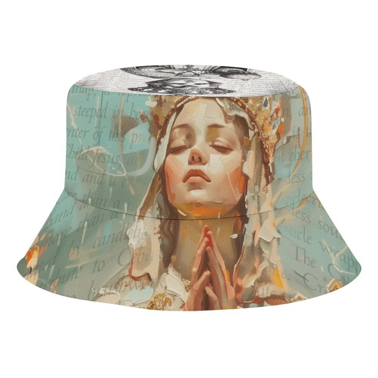 Santo Niño - Devotional Kids' Bucket Hat by Teo Teglia Art