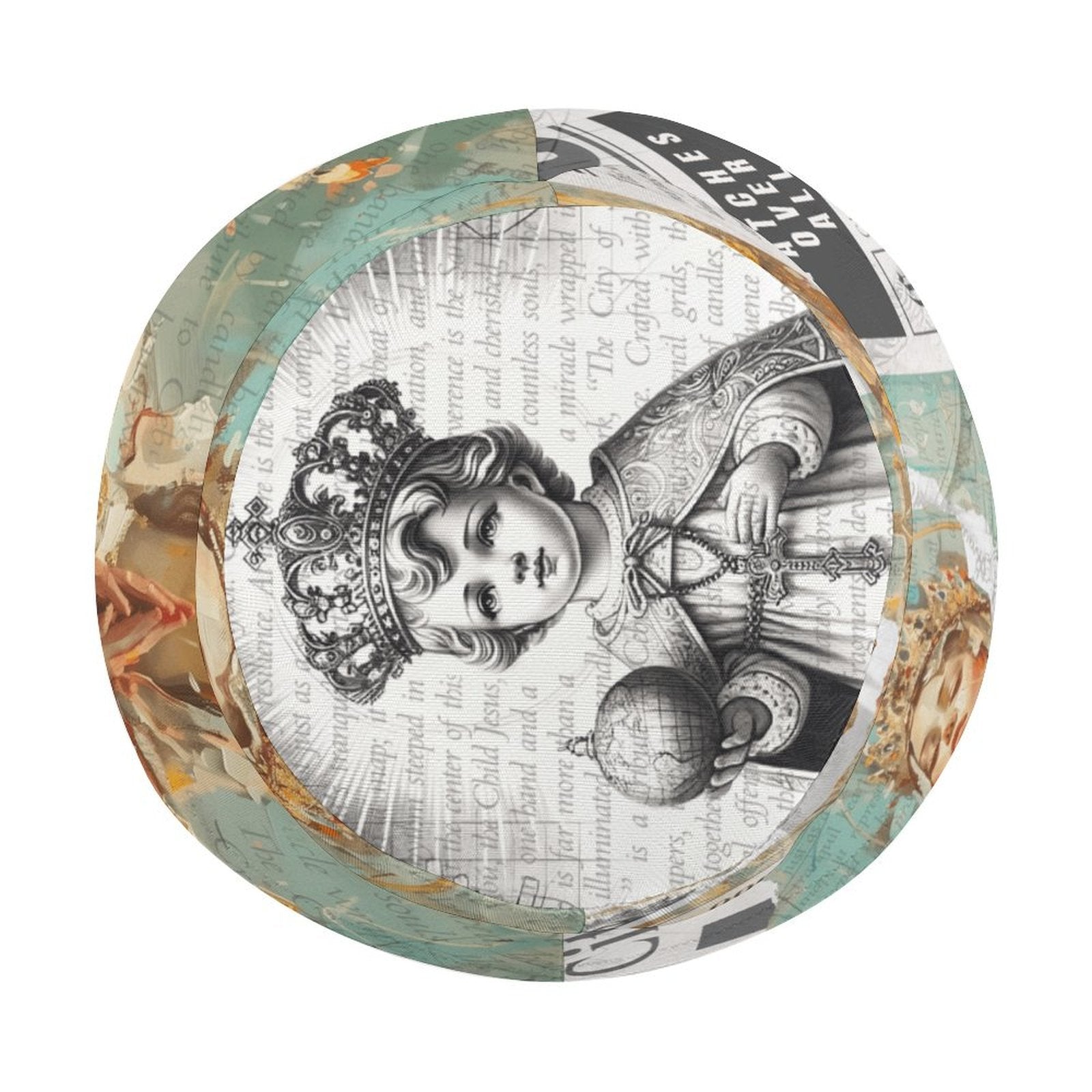 Santo Niño - Devotional Kids' Bucket Hat by Teo Teglia Art