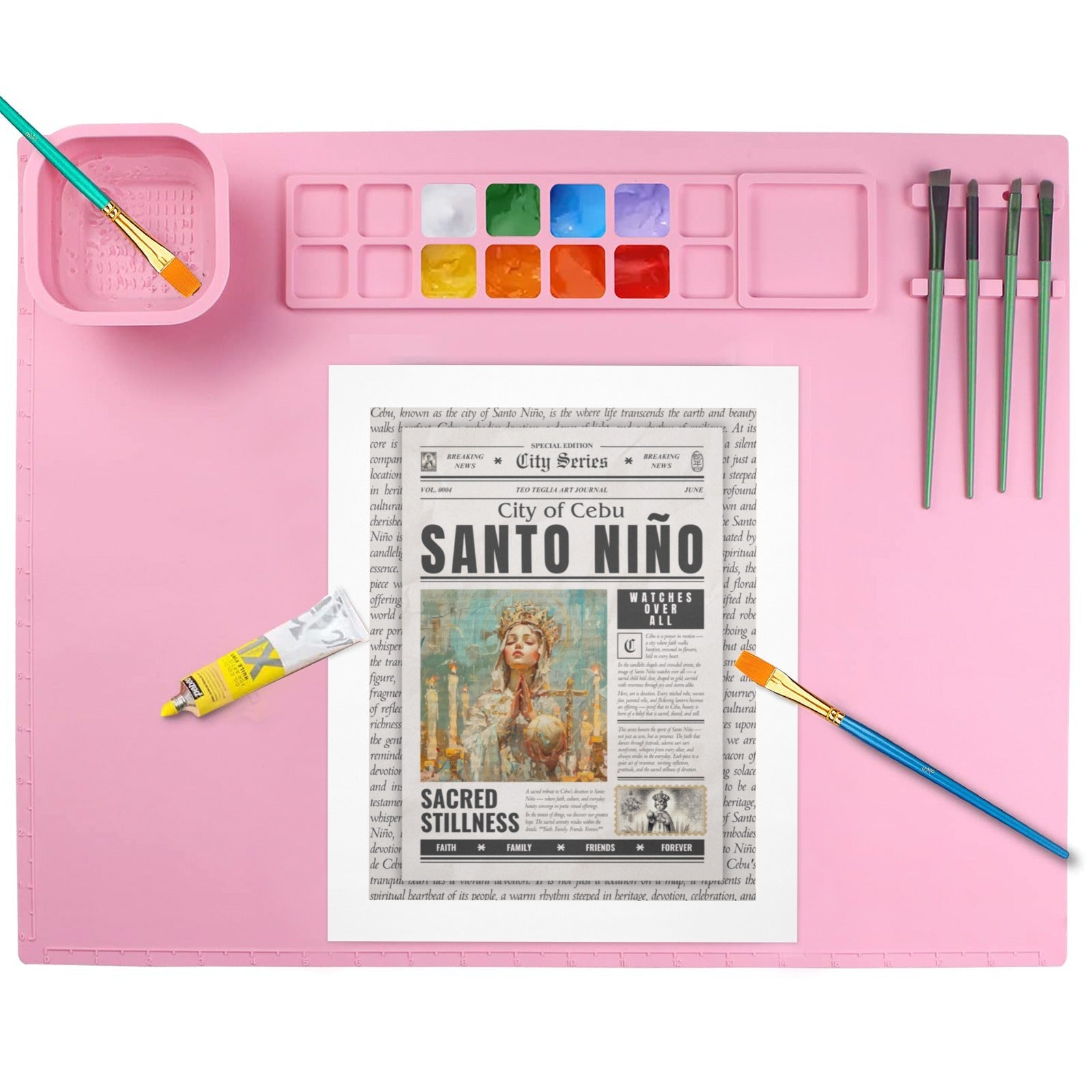 Santo Niño - Gallery Art Print Set of 3 by Teo Teglia Art
