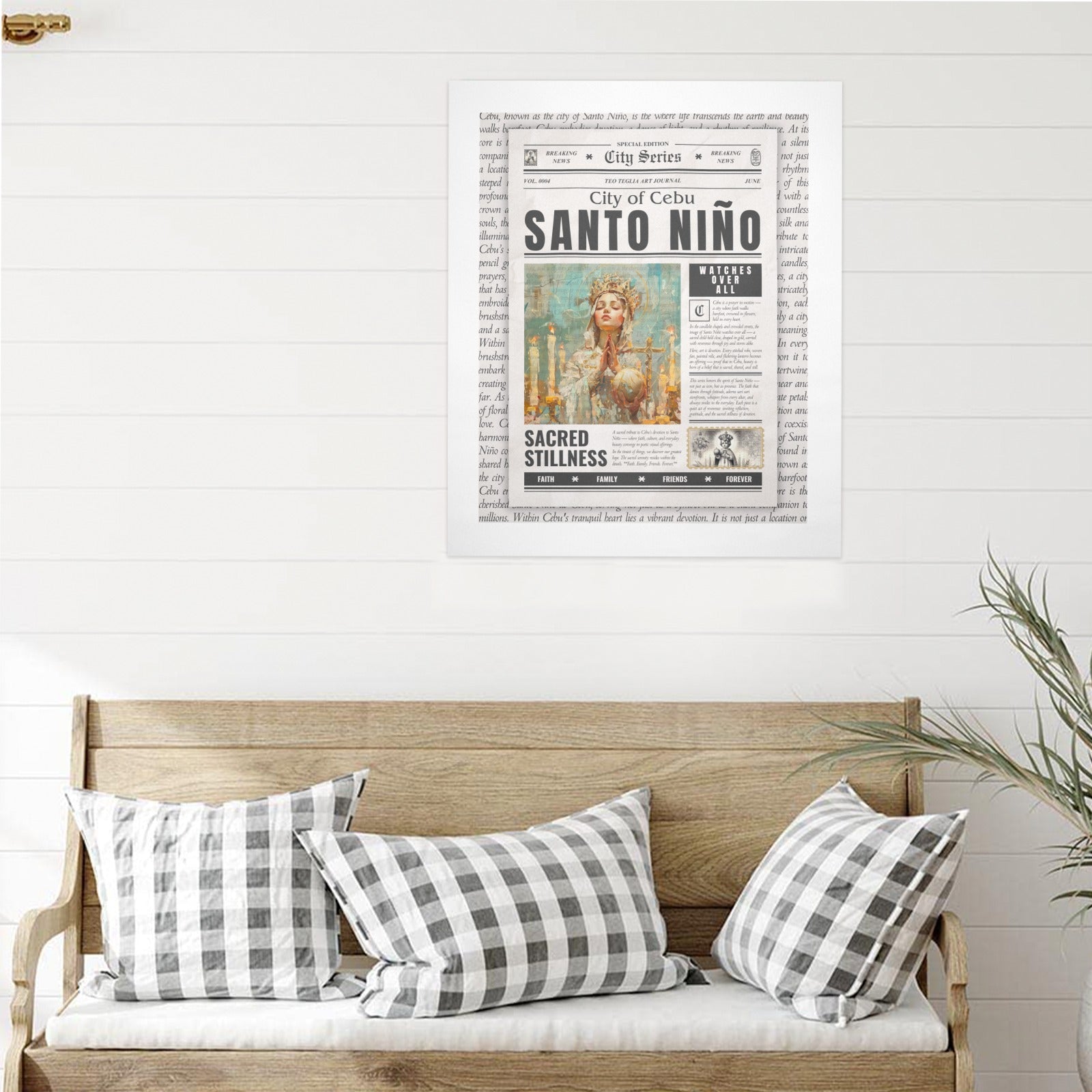 Santo Niño - Gallery Art Print Set of 3 by Teo Teglia Art