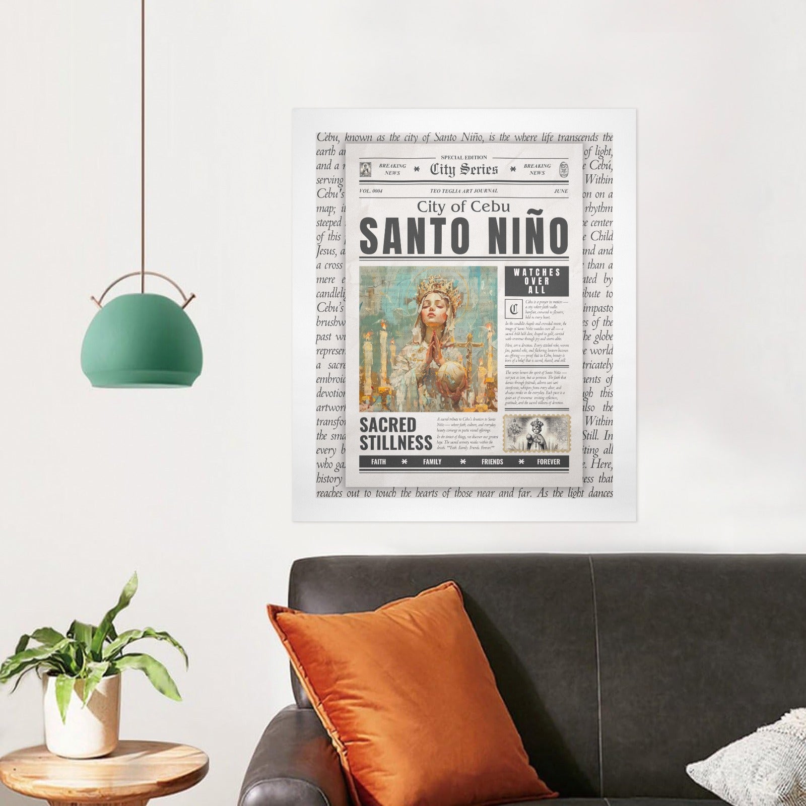 Santo Niño - Gallery Art Print Set of 3 by Teo Teglia Art