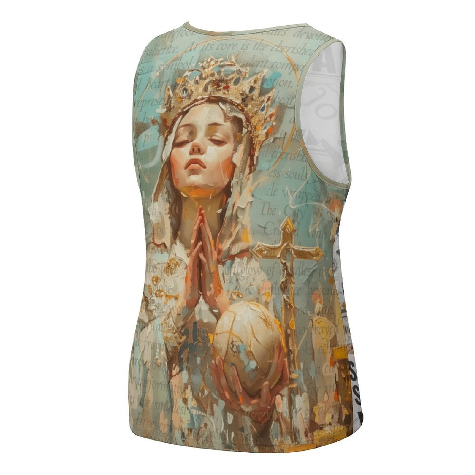 Santo Niño - Men's Devotional Print Tank Top by Teo Teglia Art