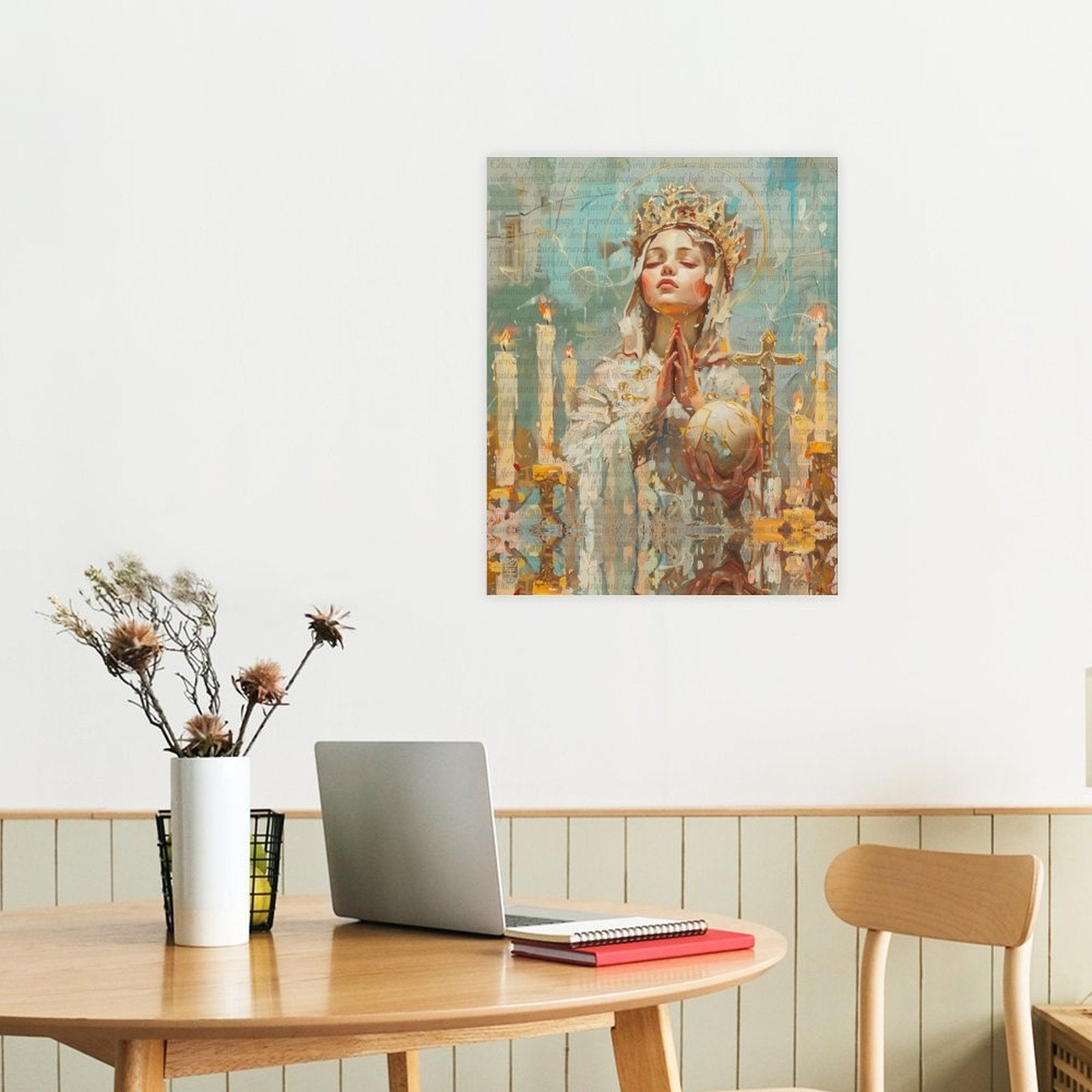 Santo Niño - Sacred Canvas Painting by Teo Teglia Art