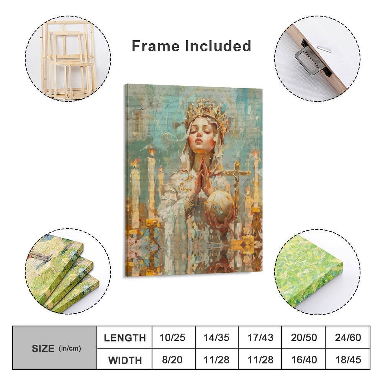 Santo Niño - Sacred Canvas Painting by Teo Teglia Art