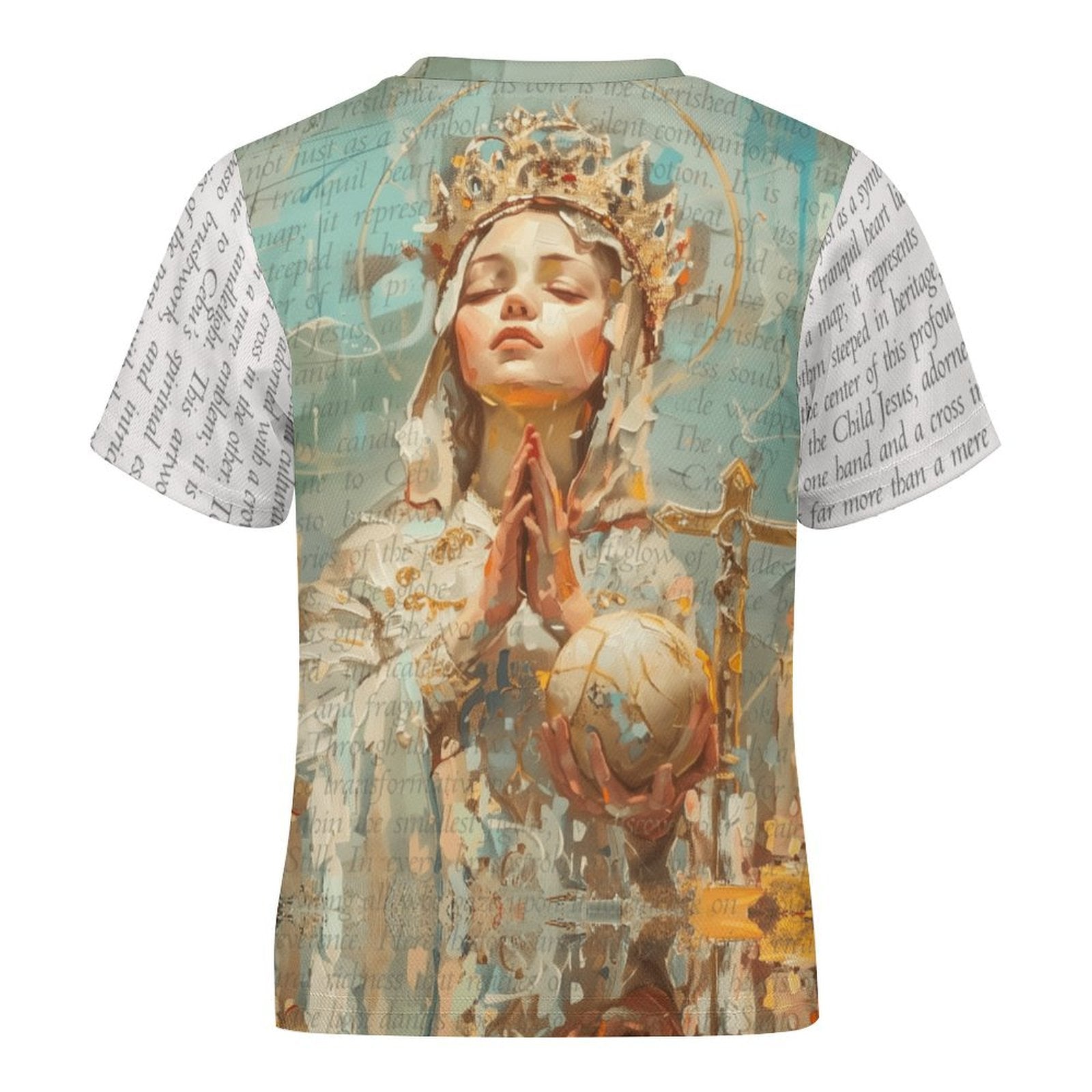Santo Niño - Youth Devotional Print Tee by Teo Teglia Art
