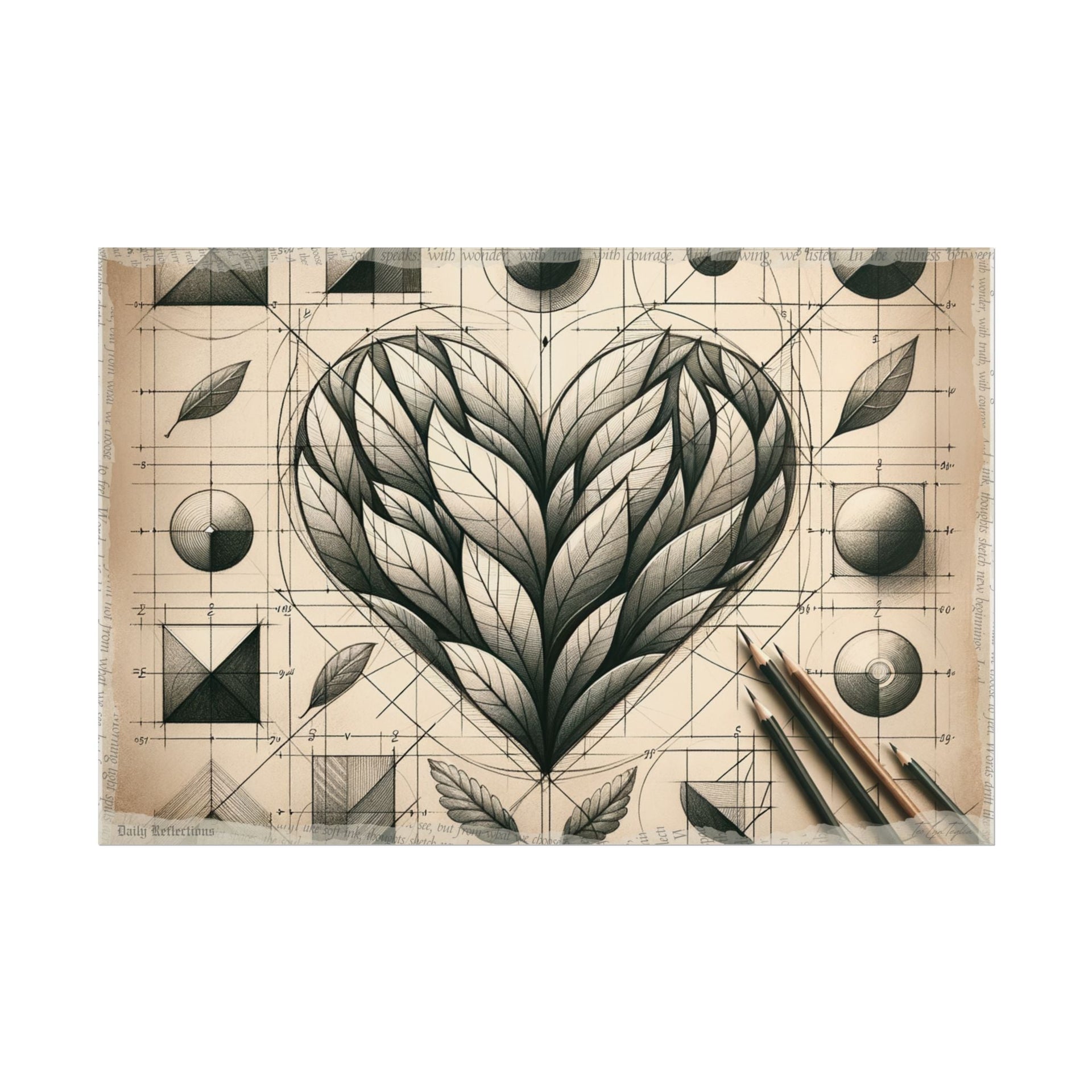 Scribbled Harmony Unfolds - Art Print by Teo Teglia Art