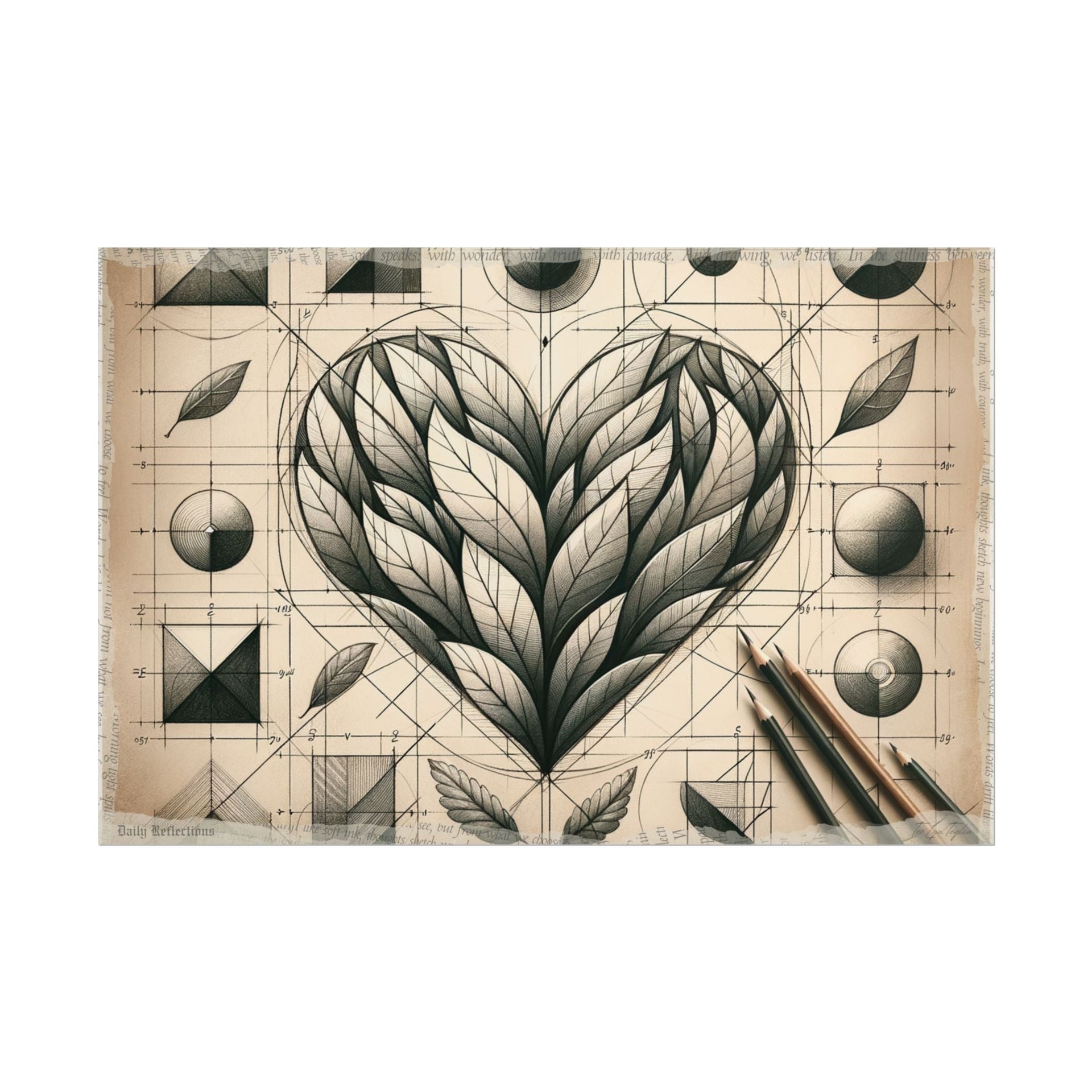 Scribbled Harmony Unfolds - Art Print by Teo Teglia Art