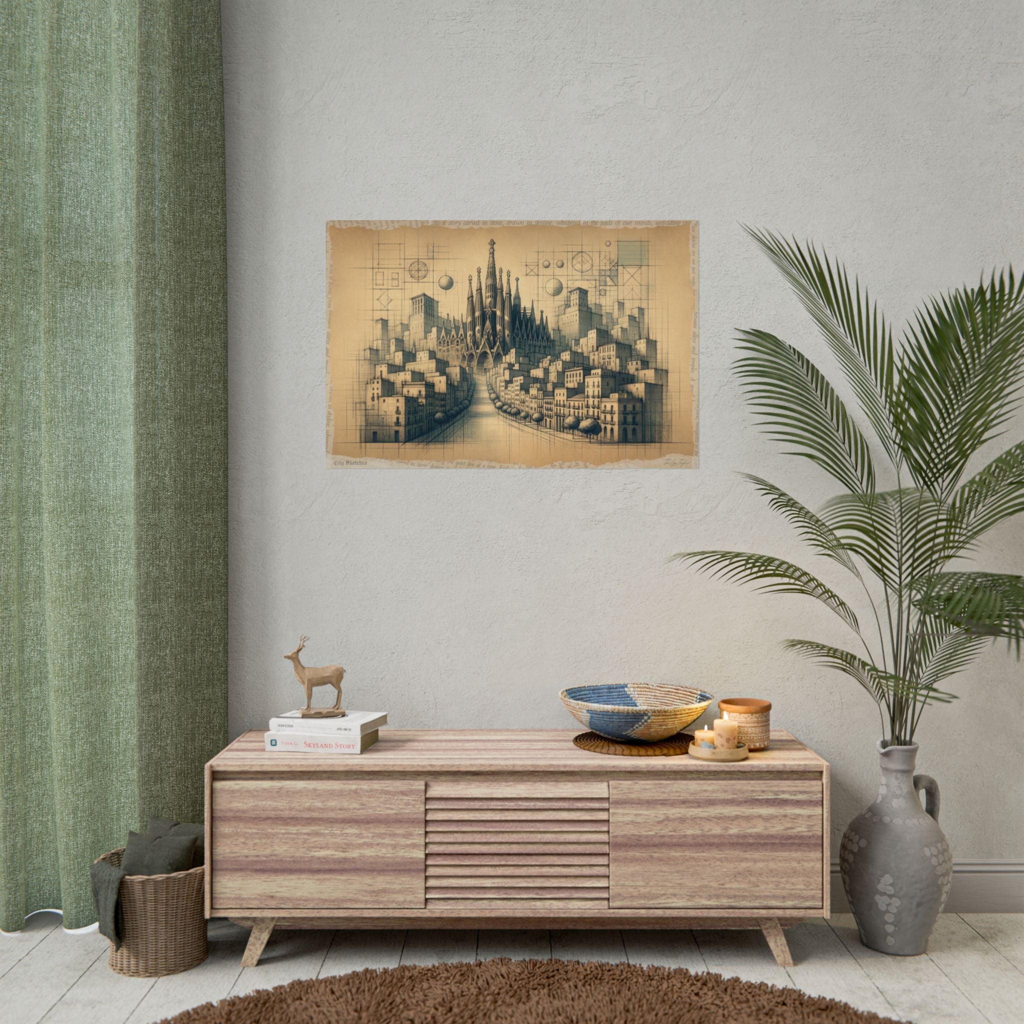 Shaping Cathedral Dreams - Art Print by Teo Teglia Art
