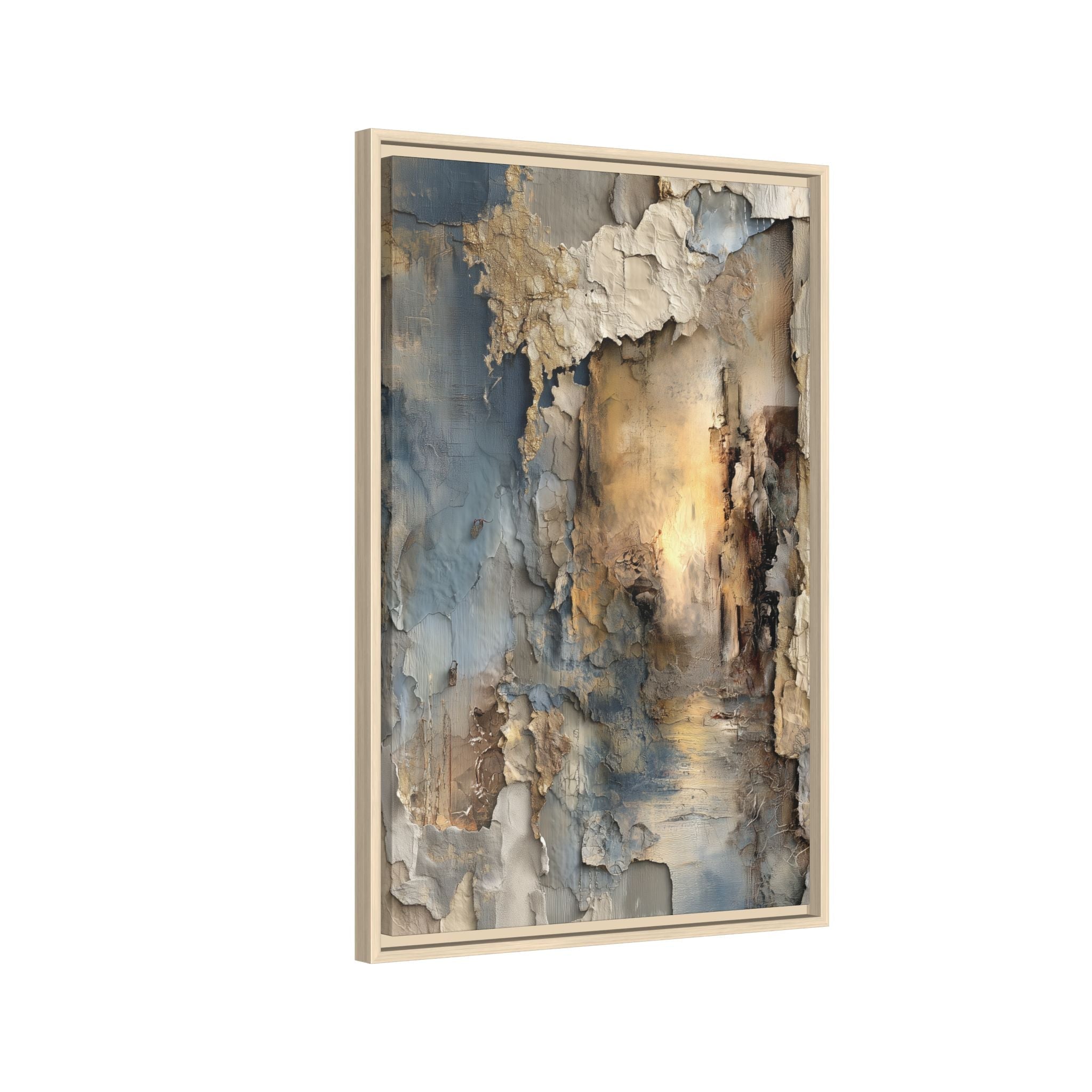 Still, You Keep Going — Framed Matte Canvas Print by Teo Teglia