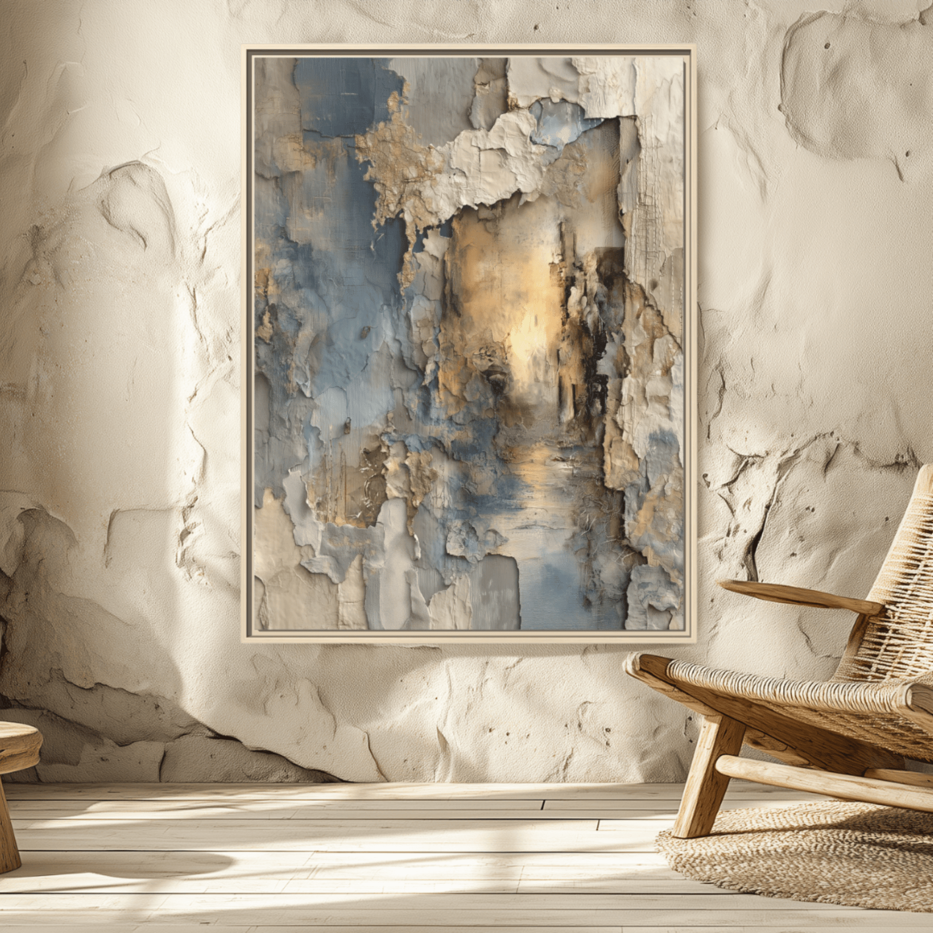 Still, You Keep Going — Framed Matte Canvas Print by Teo Teglia