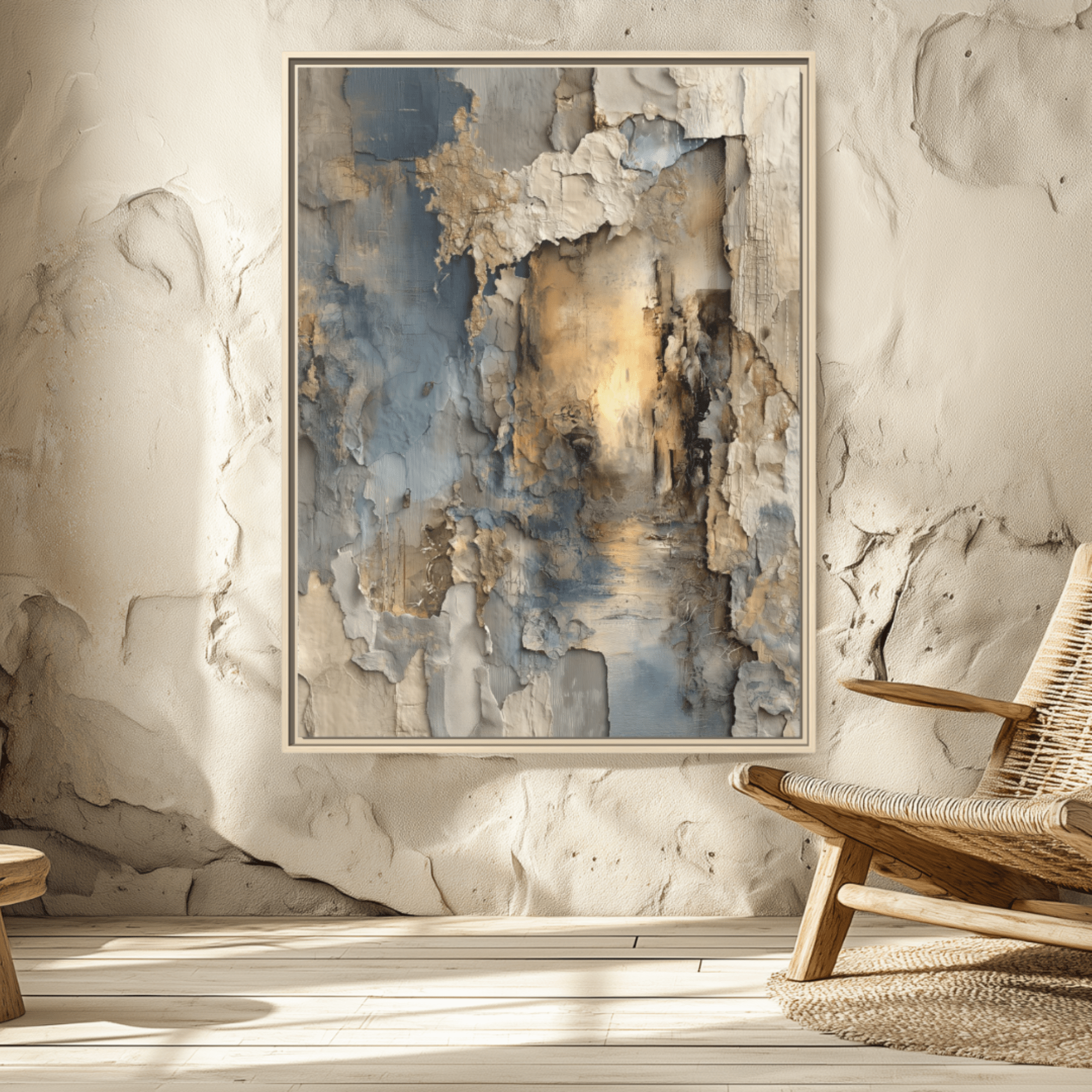 Still, You Keep Going — Framed Matte Canvas Print by Teo Teglia
