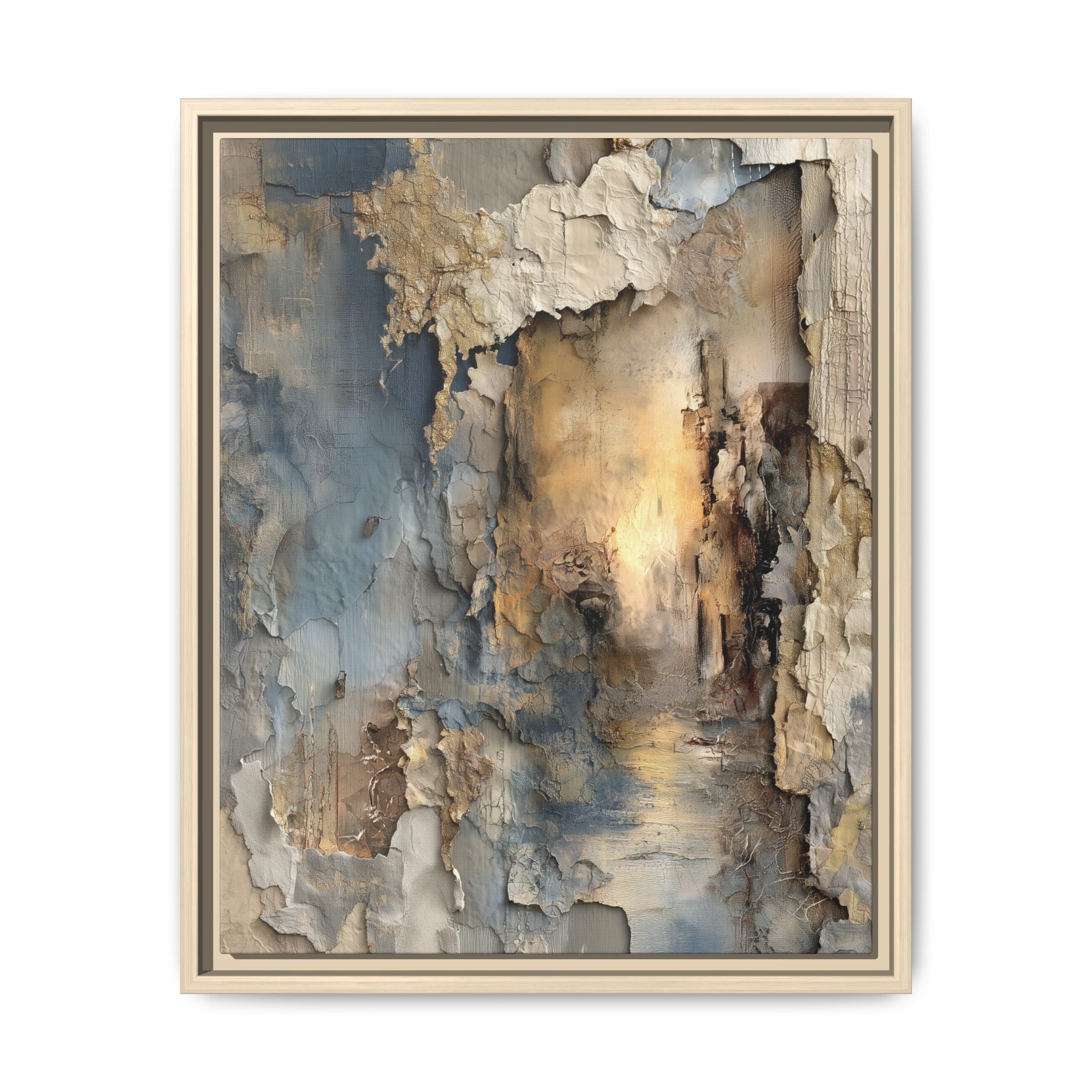 Still, You Keep Going — Framed Matte Canvas Print by Teo Teglia