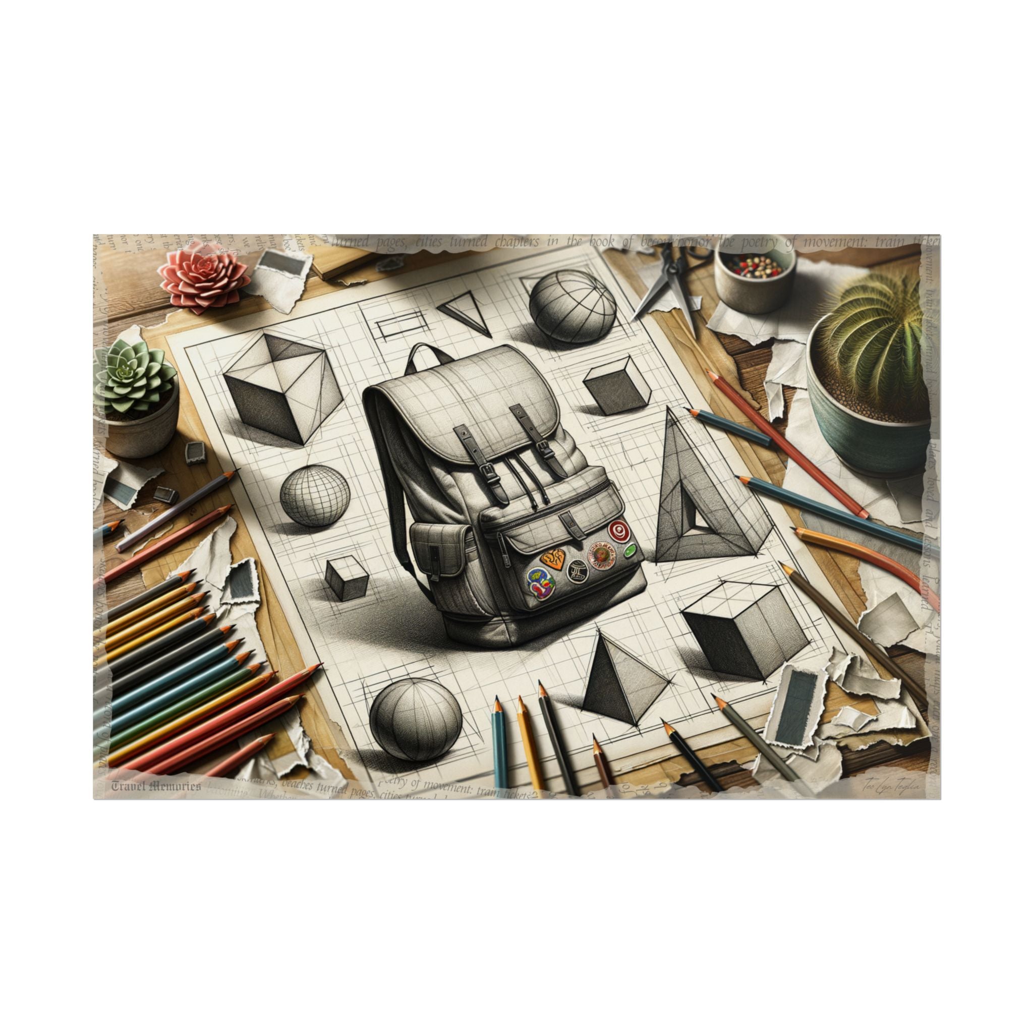 "Strokes of Evolution" - Art Print by Teo Teglia Art