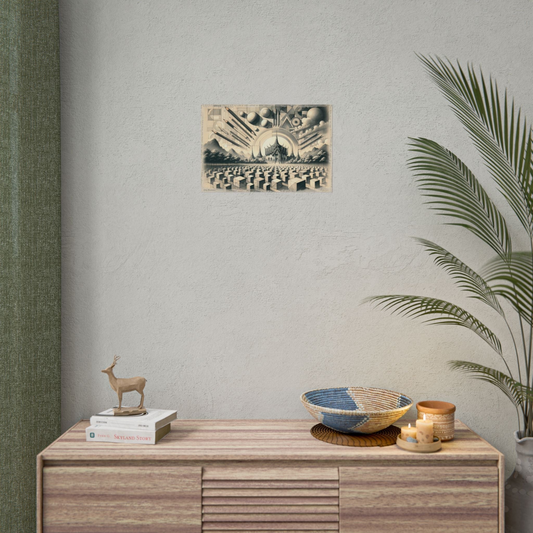 "Temple Blossom Genesis" - Art Print by Teo Teglia Art