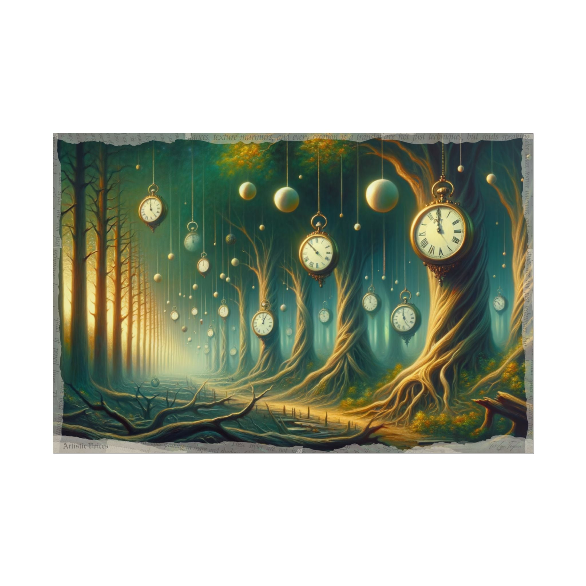 Temporal Forest Reverie - Art Print by Teo Teglia Art