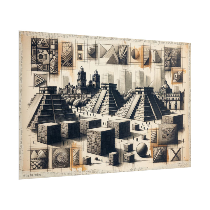 ✏️ Temporal Merge: Mexico Reverie - Art Print by Teo Teglia Art