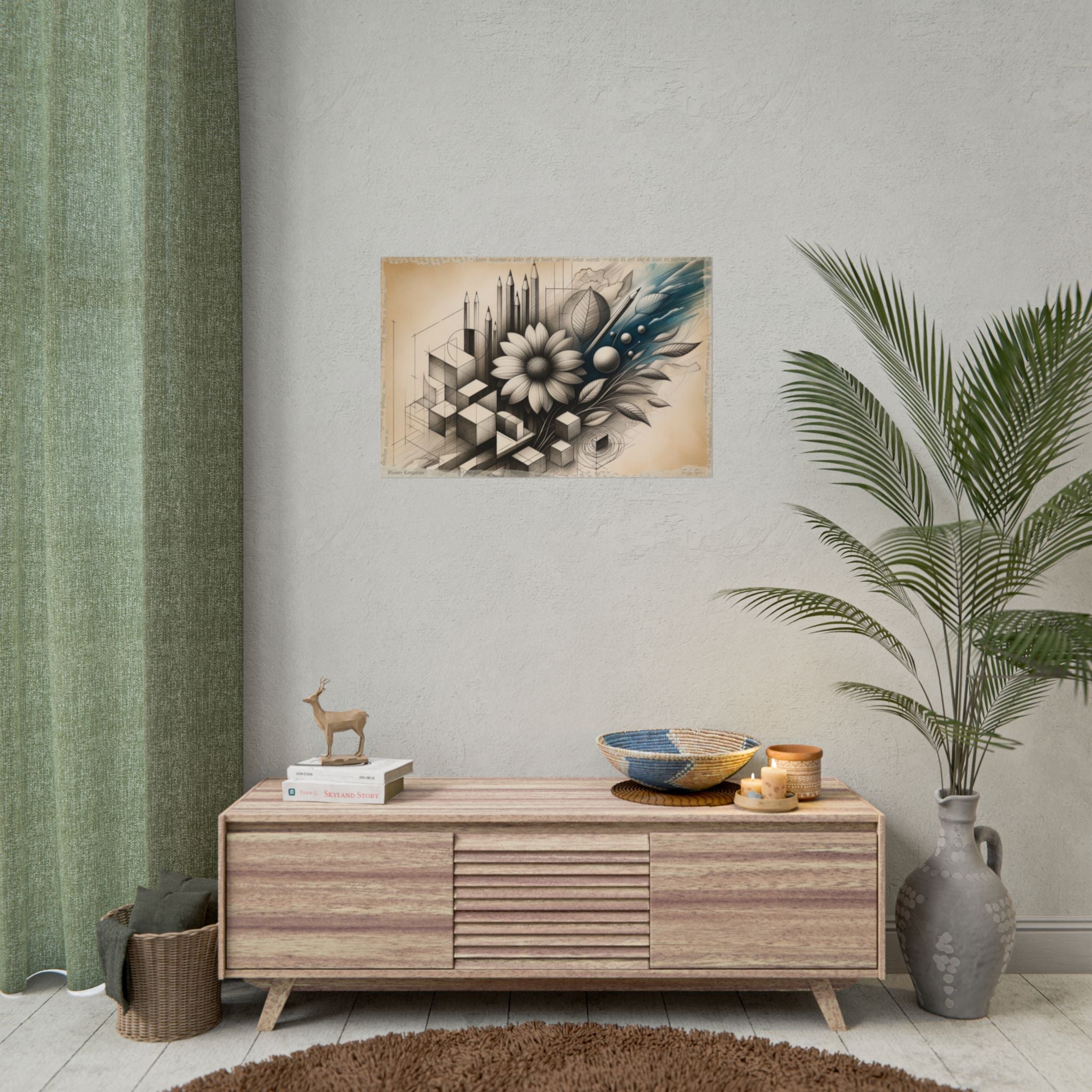 ✏️ Transition to Spontaneous Bloom - Art Print by Teo Teglia Art