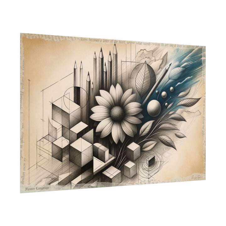✏️ Transition to Spontaneous Bloom - Art Print by Teo Teglia Art
