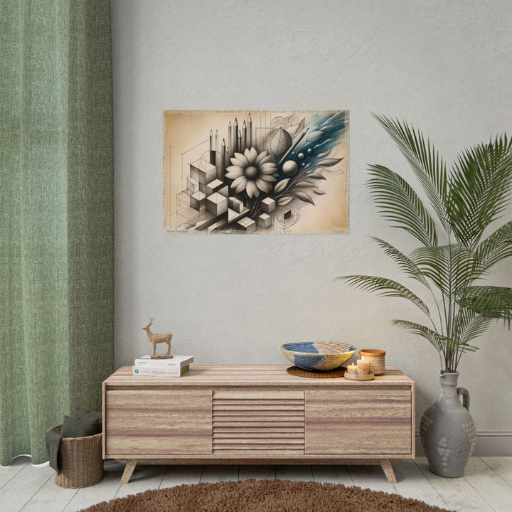 ✏️ Transition to Spontaneous Bloom - Art Print by Teo Teglia Art
