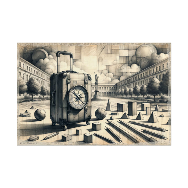 "Transitional Journey Silhouettes" - Art Print by Teo Teglia Art