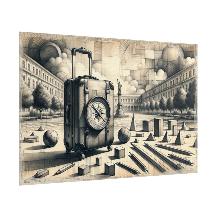 "Transitional Journey Silhouettes" - Art Print by Teo Teglia Art