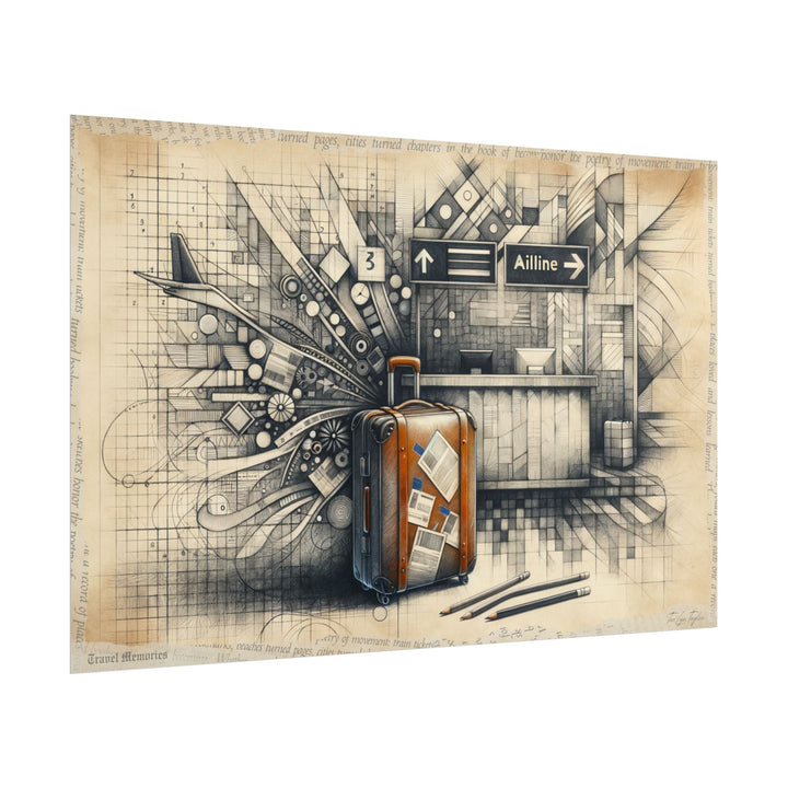 Transitioning Geometric Voyage - Art Print by Teo Teglia Art