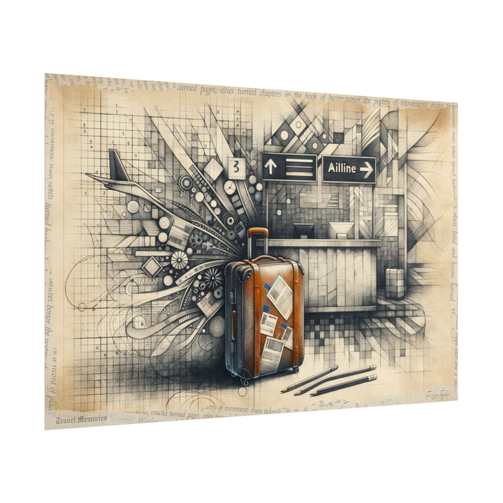 Transitioning Geometric Voyage - Art Print by Teo Teglia Art