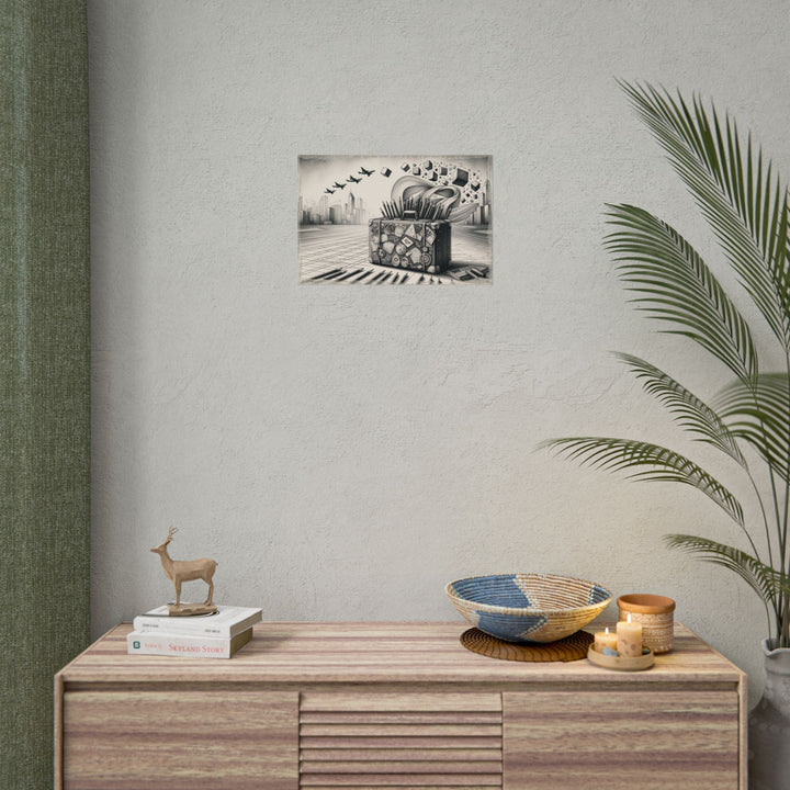 ✏️ Transitions in Graphite Voyage - Art Print by Teo Teglia Art