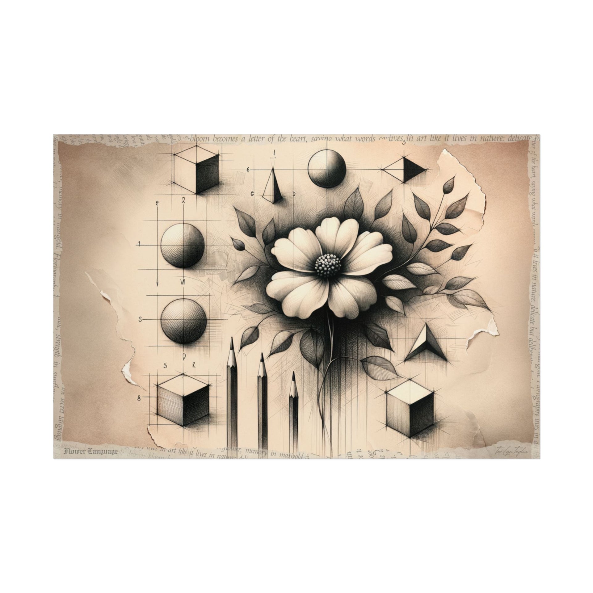 ✏️ Transitions of Endurance - Art Print by Teo Teglia Art
