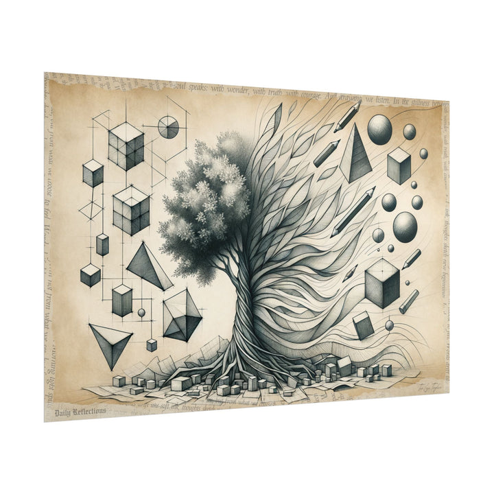 ✏️ Tree of Abstract Evolution - Art Print by Teo Teglia Art