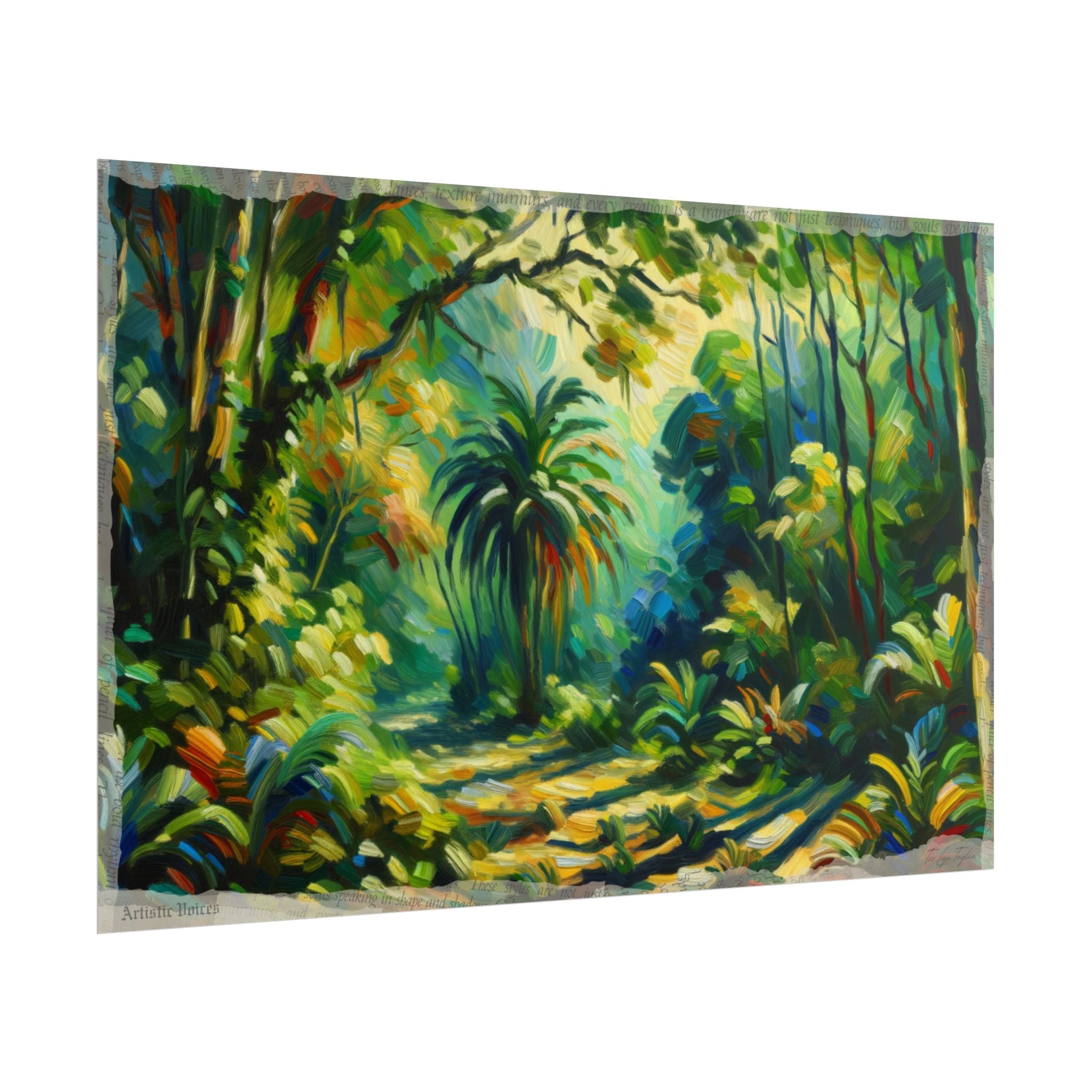 Vivid Jungle Reverie - Art Print by Teo Teglia Art